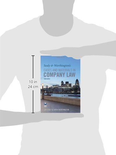 Sealy & Worthington's Company Law Textbook - Cases & Materials for Corporate Legal Studies | Essential for Law Students & Practitioners