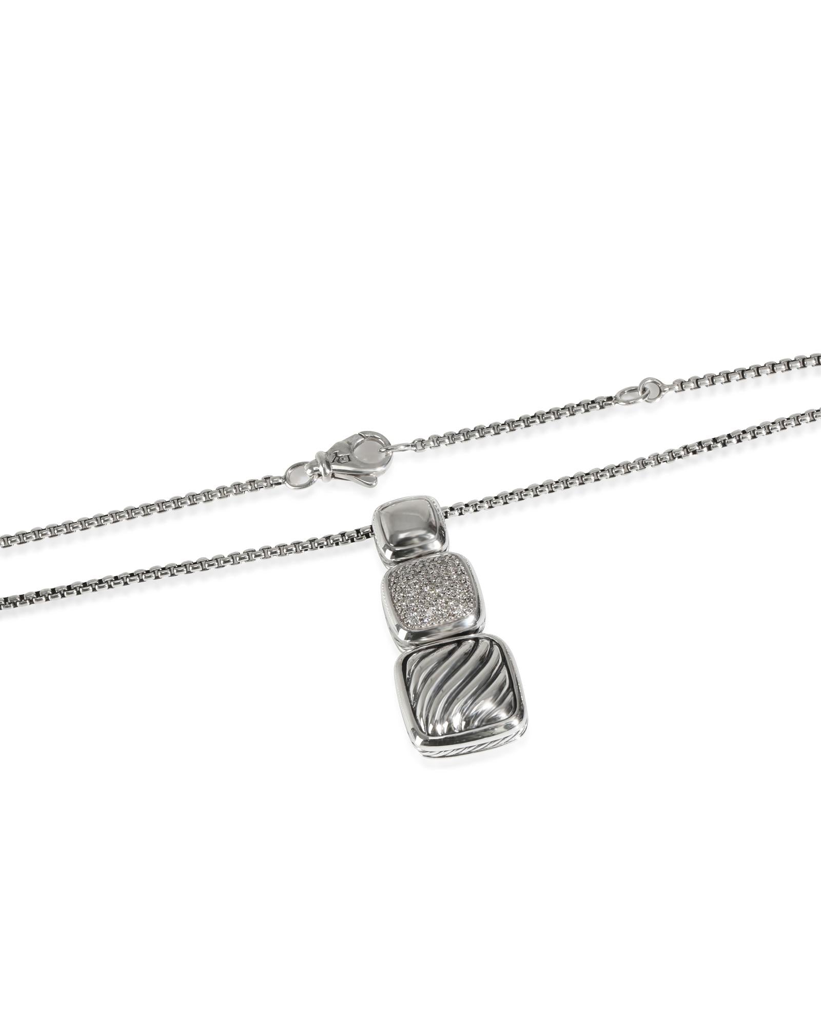 Three Stone Pendant Necklace - Elegant Cable Chain Jewelry for Women | Perfect Gift for Anniversary, Birthday & Special Occasions