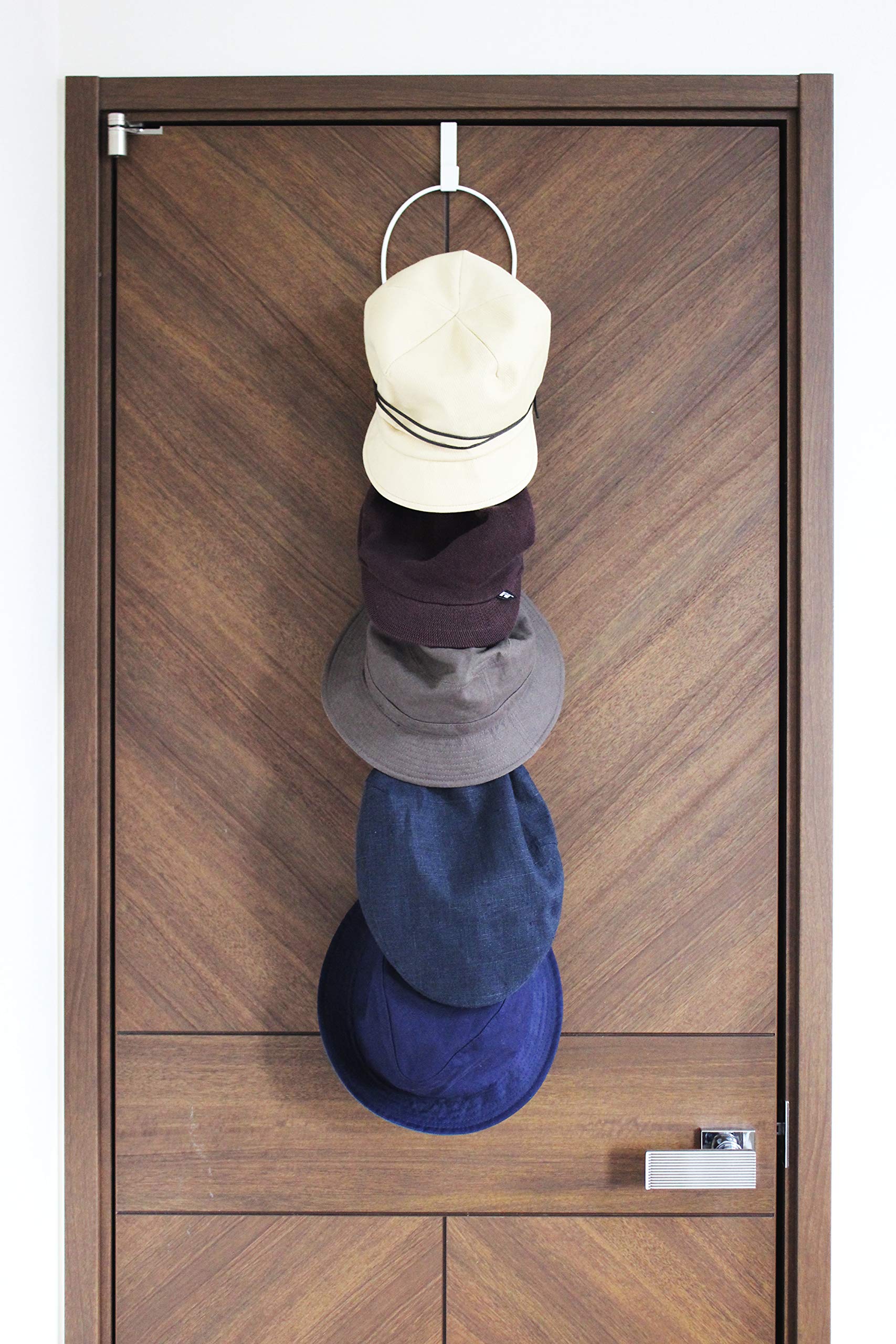 Yamazaki Over The Door Hanging Hat & Cap Organizer Rack - Space Saving Closet Storage for Hats, Caps & Accessories | Perfect for Bedroom, Entryway, Closet & Dorm Organization