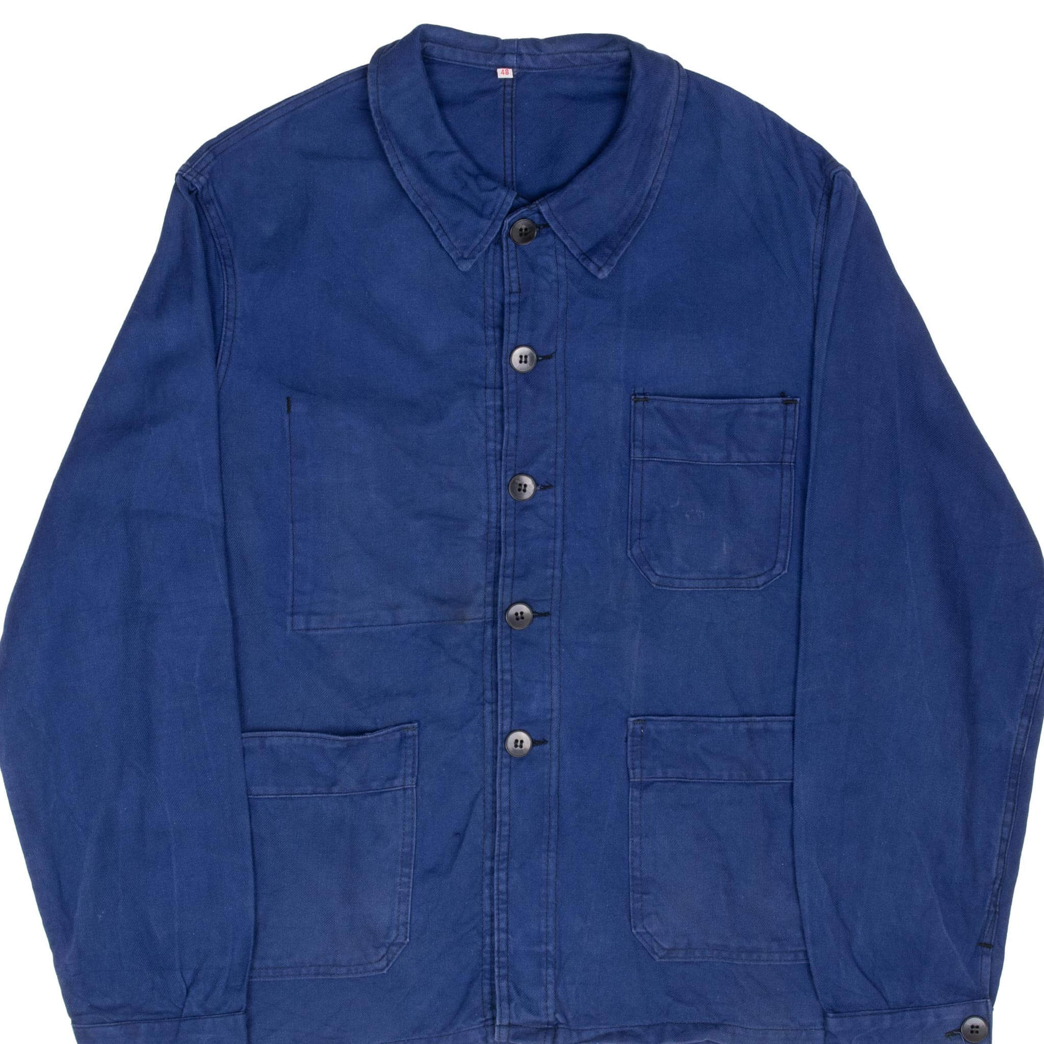 Vintage French Workwear Mont St Michel Moleskin Jacket 1960s Medium Made in France - Perfect for Retro Fashion, Outdoor Adventures & Vintage Collectors