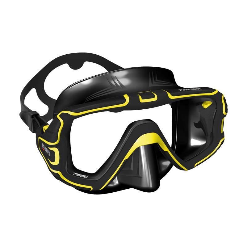 Mares Pure Edge Dive Mask - Premium Scuba Diving Mask for Snorkeling & Spearfishing - Comfortable & Anti-Fog for Clear Underwater Vision - Perfect for Ocean, Pool & Freediving Adventures