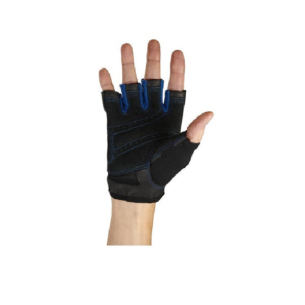 Harbinger Men's Pro Weightlifting Gloves - Blue - Gym & Cross Training Workout Gloves for Men - Perfect for Weight Lifting, Strength Training & Fitness