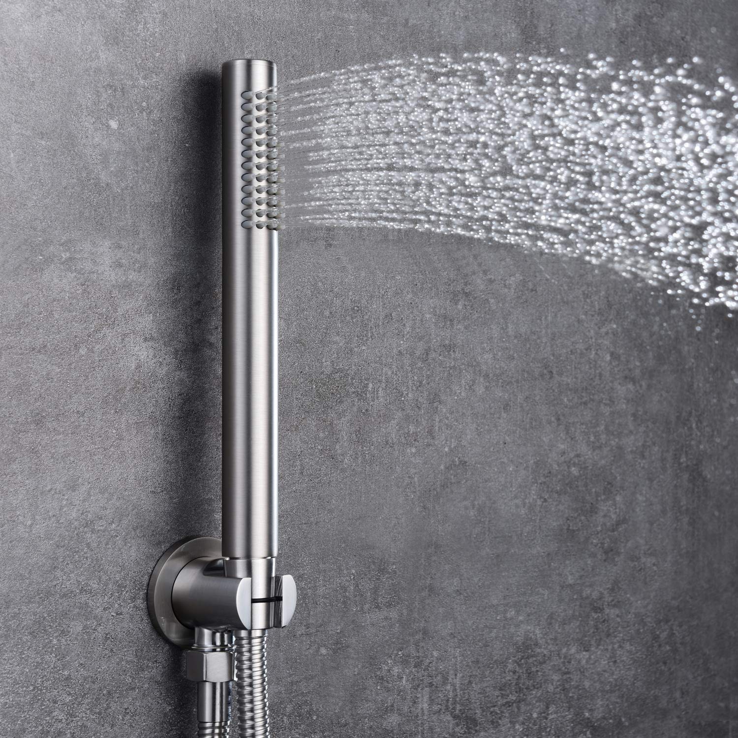 Premium Brushed Nickel Shower System with 8