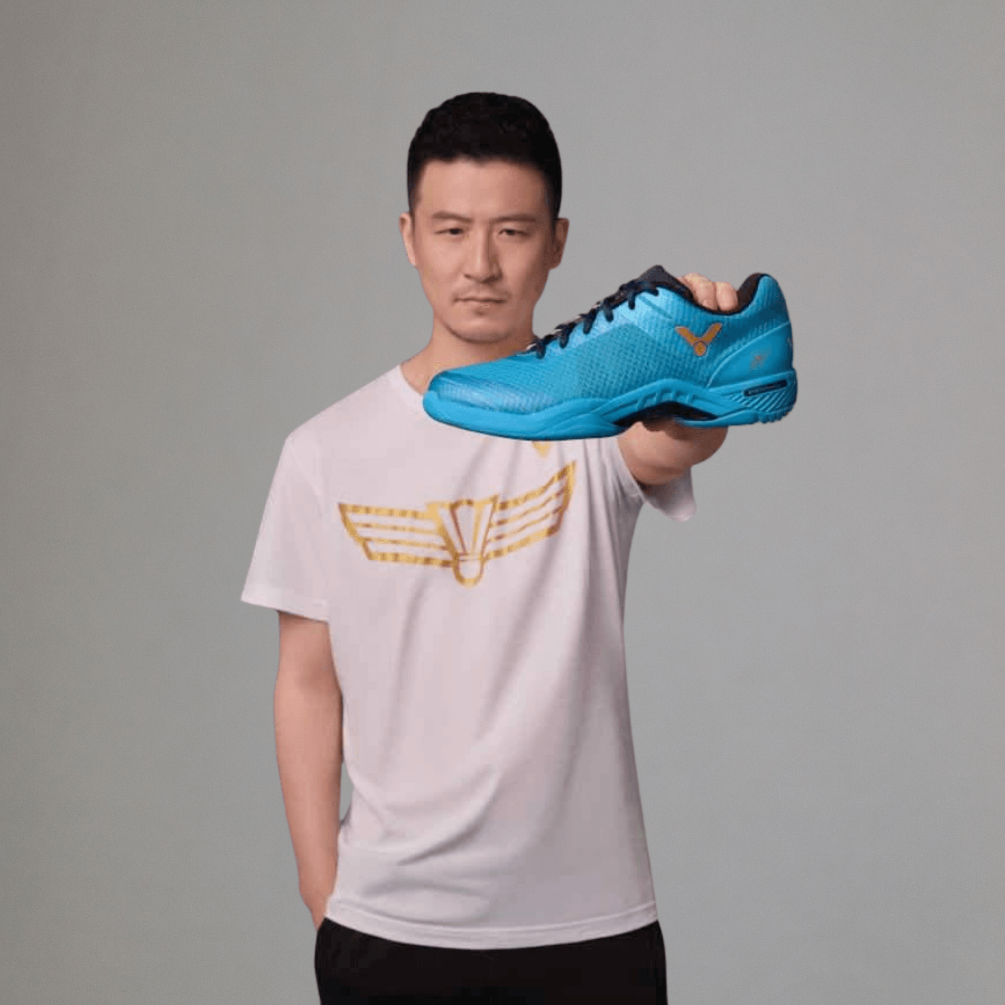 Victor S82F CY Badminton Court Shoes (Cai Yun Edition) - Lightweight Breathable Indoor Sports Shoes for Men & Women - Perfect for Badminton, Volleyball, Squash & Indoor Court Sports [Blue]