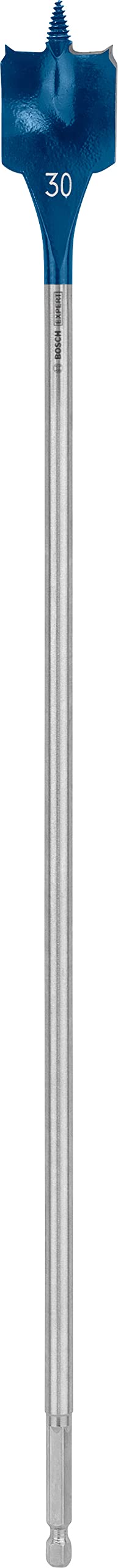 Bosch Expert SelfCut Spade Drill Bit 30mm for Softwood - Rotary Impact Drill Accessory for Woodworking