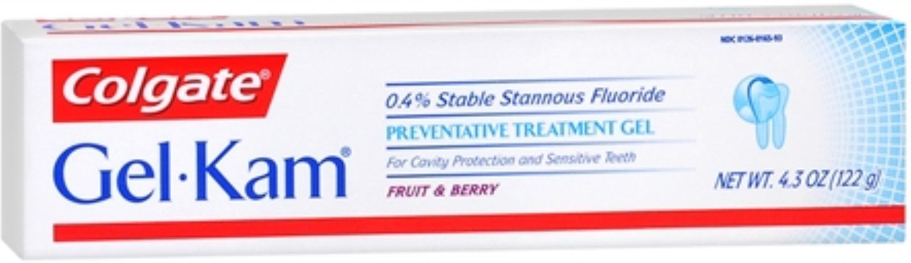 Fluoride Treatment Gel for Teeth - Gel-Kam Anti-Cavity Preventive Gel, Fruit & Berry Flavor, 4.30 oz (Pack of 10) - Strengthens Enamel & Prevents Tooth Decay for Daily Oral Care & Dental Hygiene
