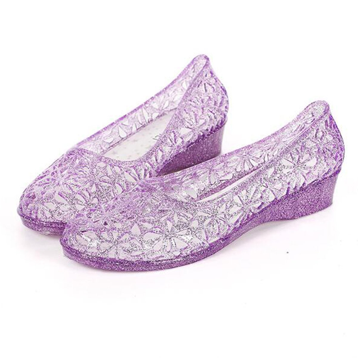 XSBY Women's Fashion Jelly Sandals - Comfortable & Stylish Beach Slides for Summer, Pool, and Outdoor Activities