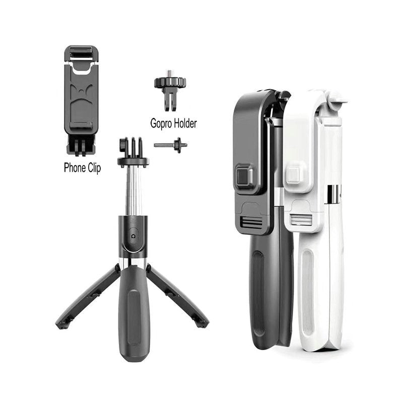 3-in-1 Bluetooth Selfie Stick Tripod with 360° Rotation - Extendable Phone Stand for iPhone Android - Perfect for Vlogging, Travel & Group Photos