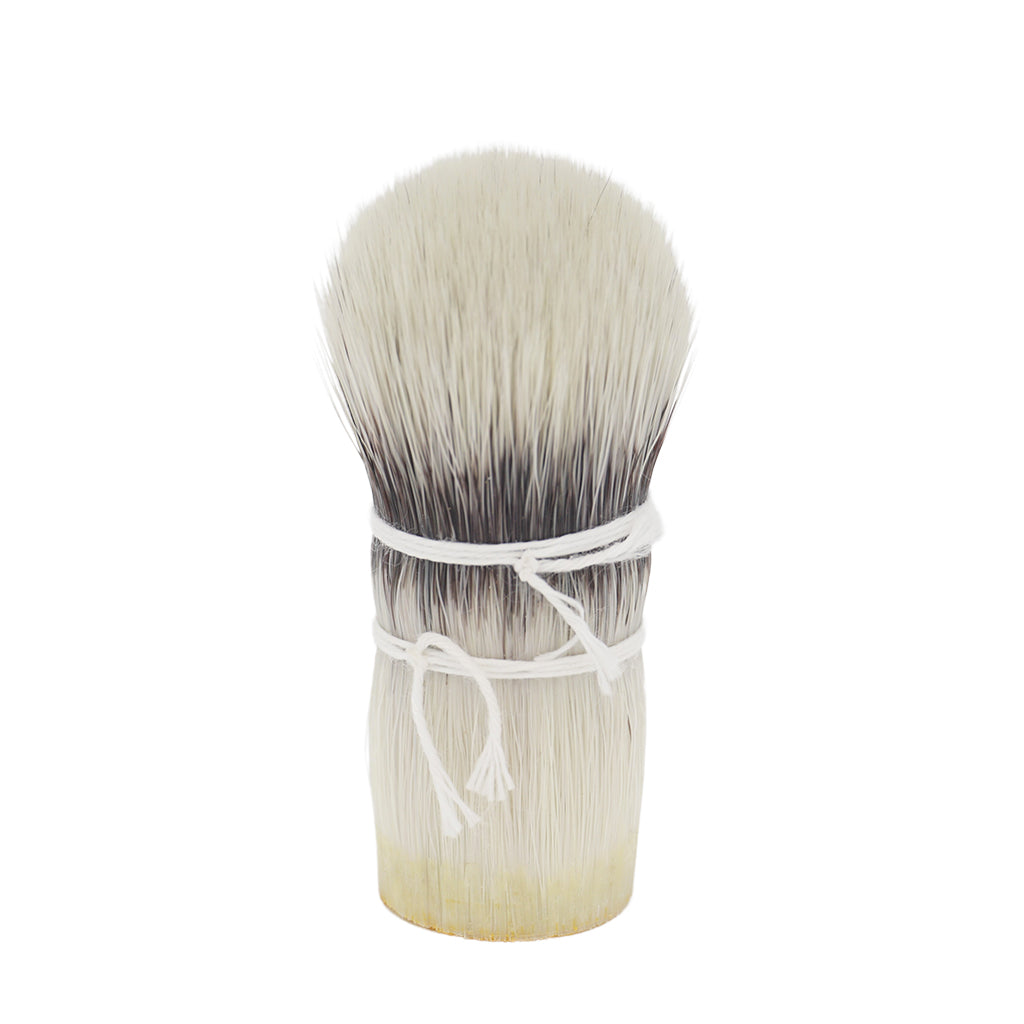 24mm Titanium™ Synthetic Fiber Knot Bulb (UHD) - Premium Shaving Brush for Wet/Dry Use - Perfect for Travel & Home Grooming Kits