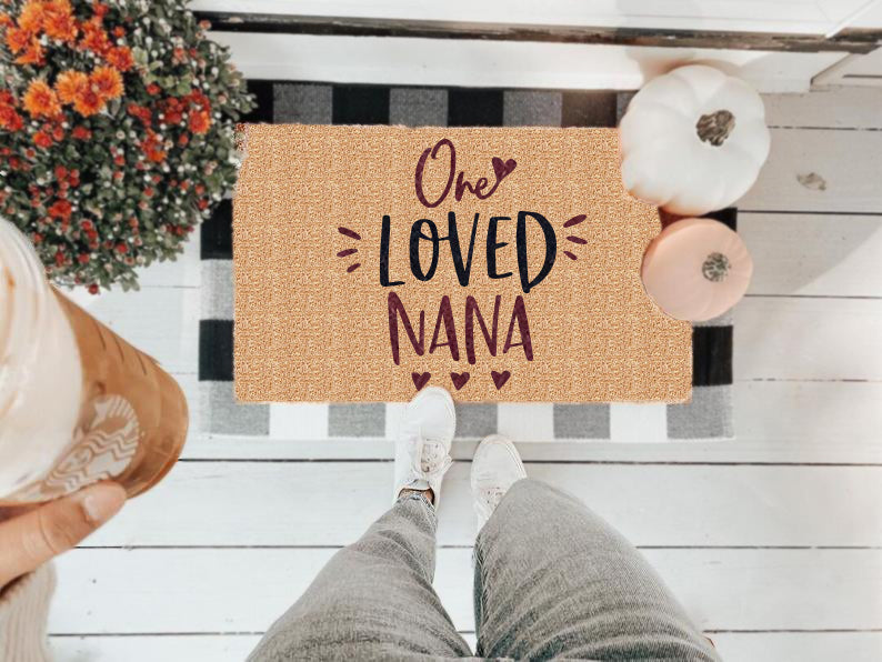 One Loved Nana - Premium Comfortable Women's Slippers for Home & Gift - Perfect for Relaxation, Housewarming, Mother's Day & Cozy Indoor Use