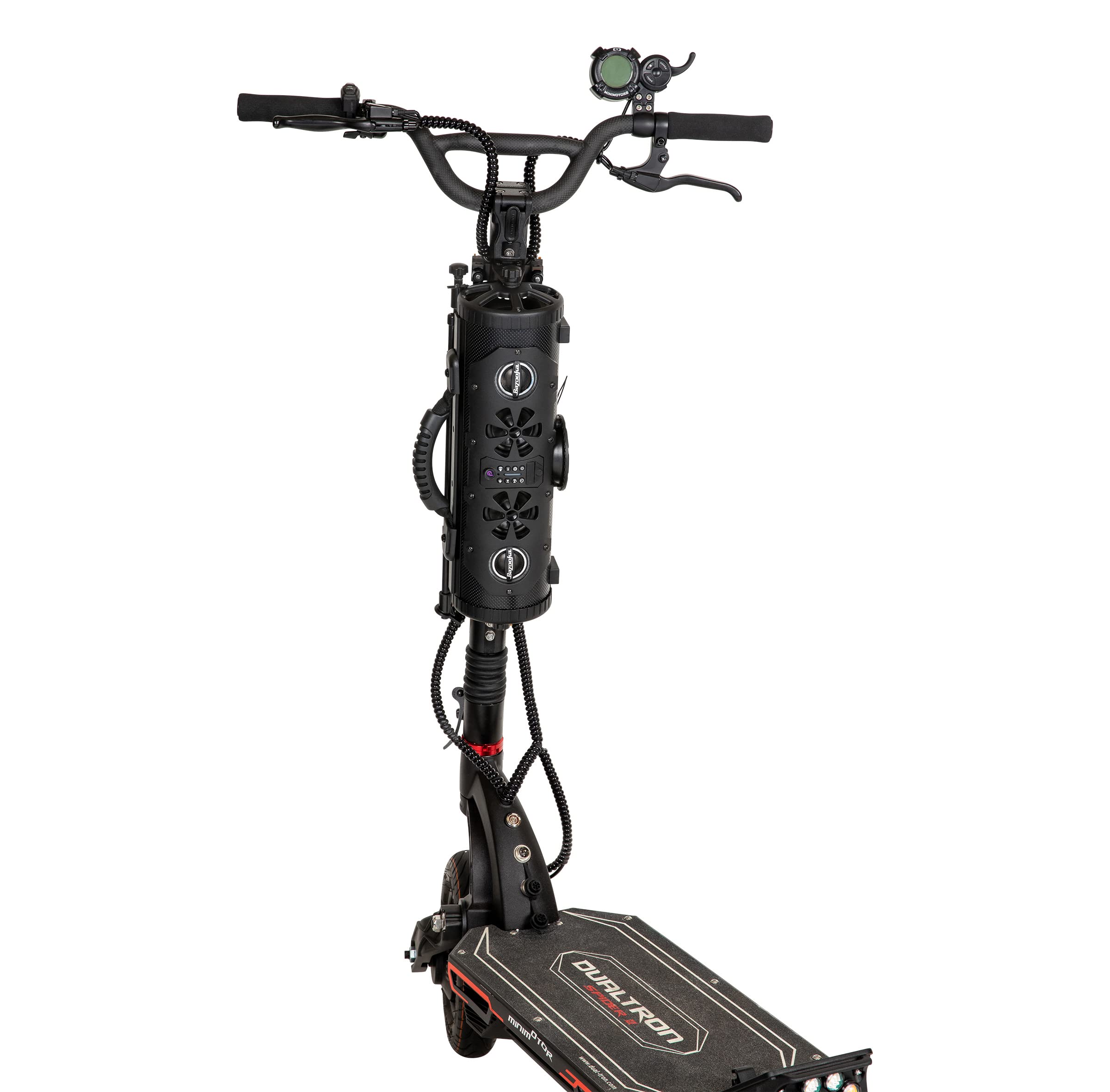 Bazooka Quick Release Scooter Clamp - MINI Portable Bluetooth Speaker Stem Mount BPB-QRSC | Perfect for Outdoor Adventures, Commuting & Urban Exploration