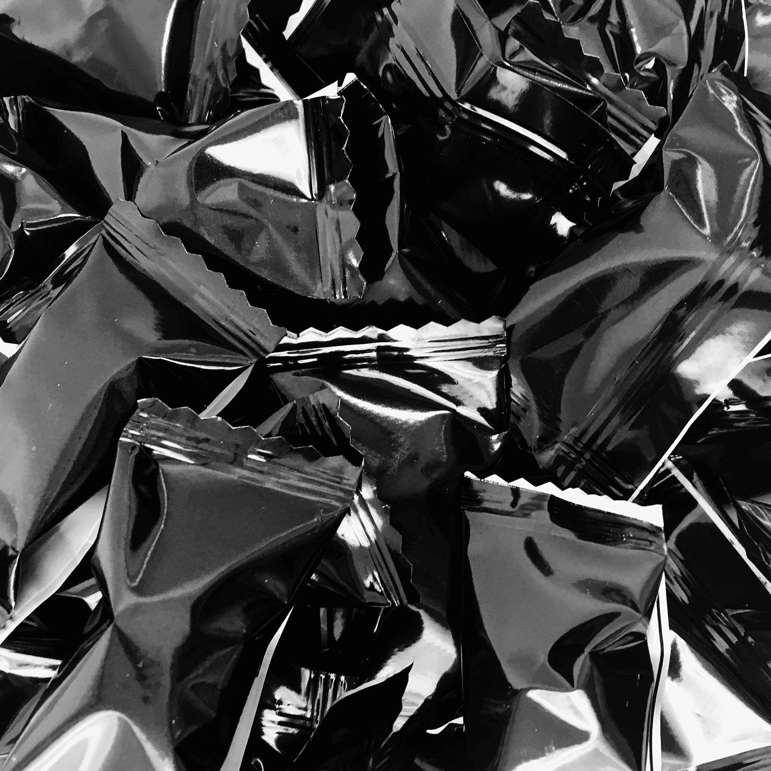 Candy Envy Black Wrapped Buttermints - 13 oz Resealable Bag (100 Individually Wrapped Mints) - Perfect for Parties, Weddings & Office Treats