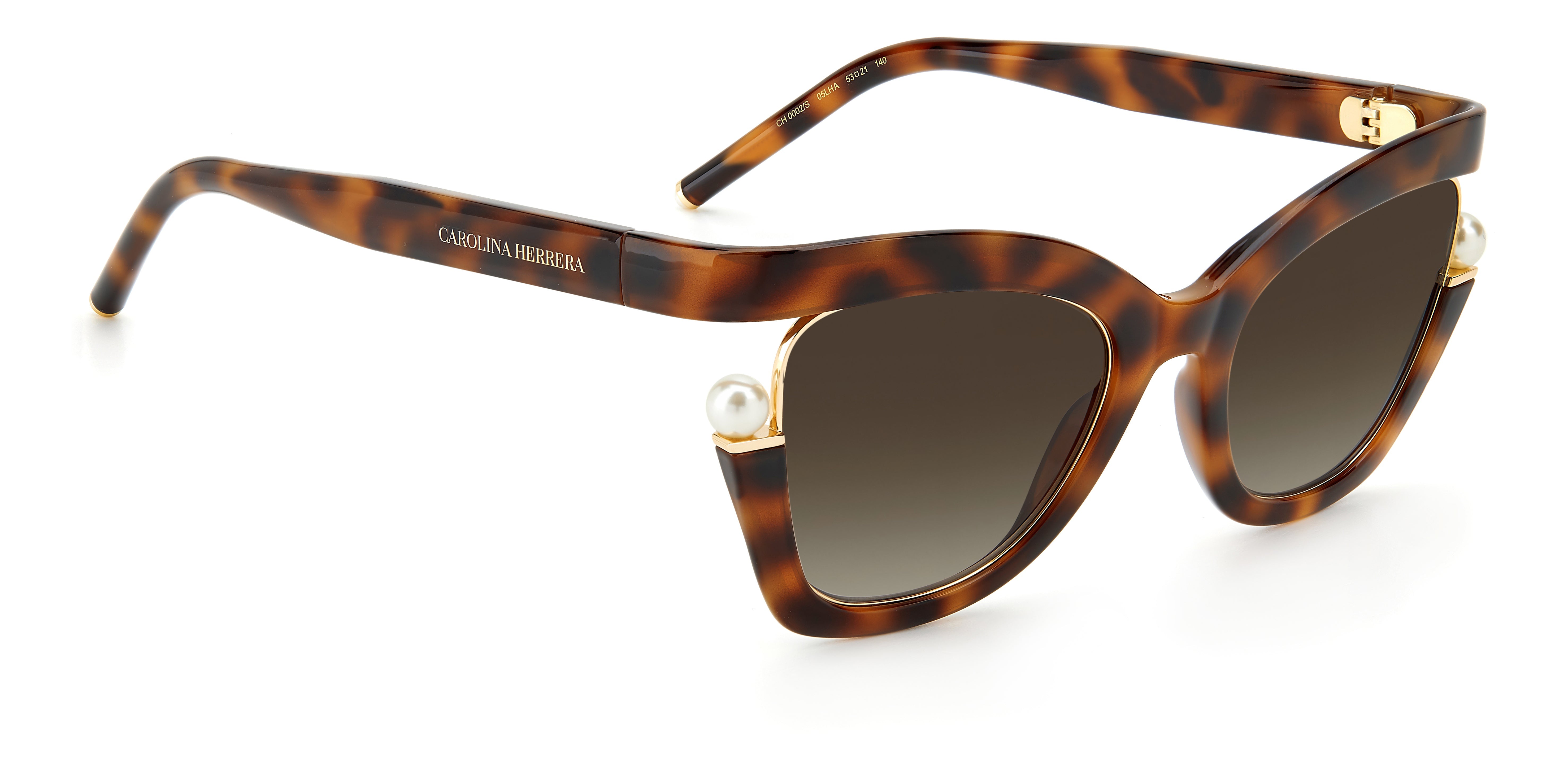 Carolina Herrera CH 0002/S Sunglasses - Luxury Designer Shades for Women - UV Protection & Fashion Statement - Perfect for Beach, Driving & Outdoor Activities