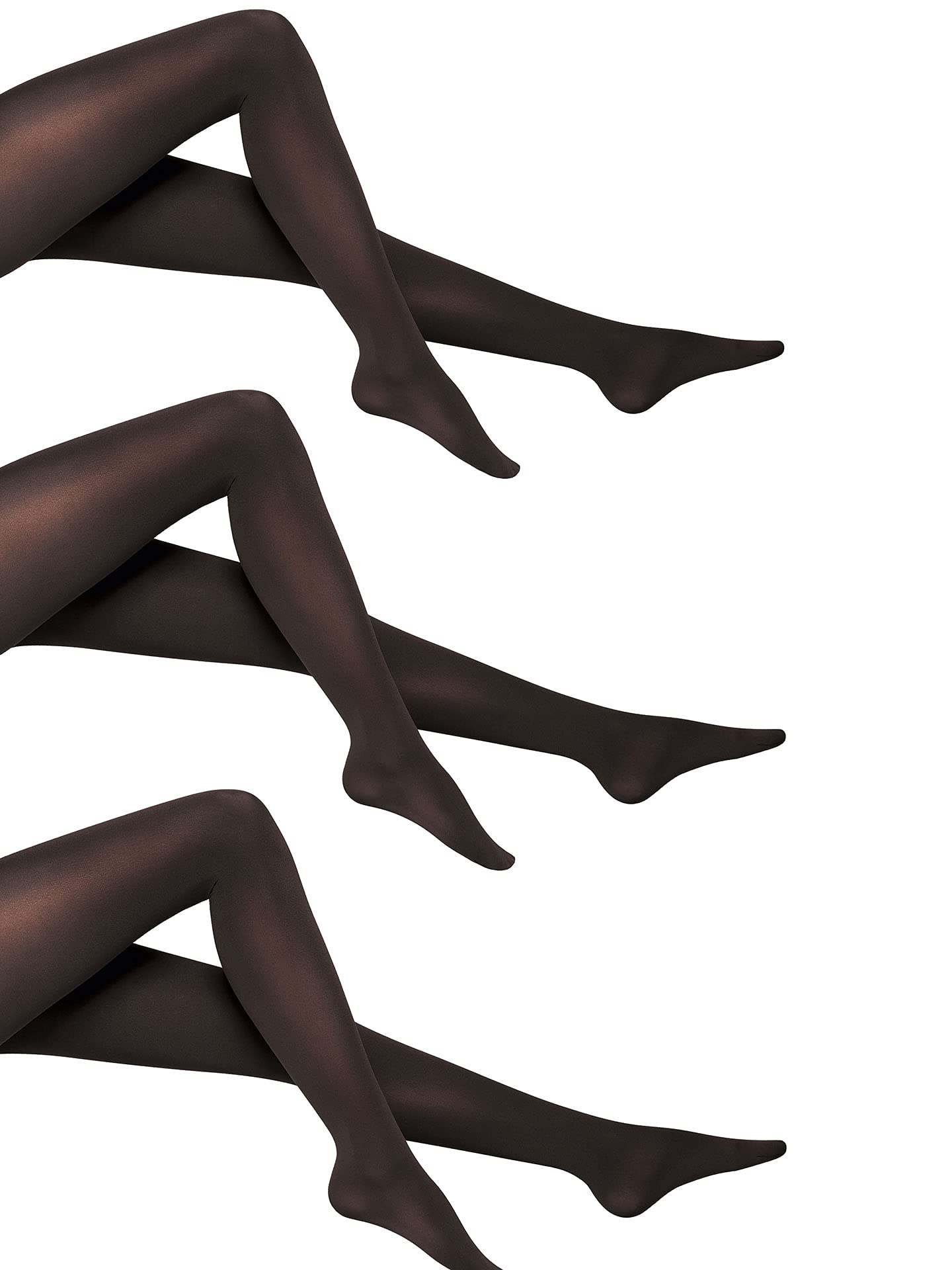 Wolford Velvet de Luxe 66 3-Pack Women's Tights - Ultra Soft & Luxurious Opaque Tights for Everyday Wear, Office & Special Occasions