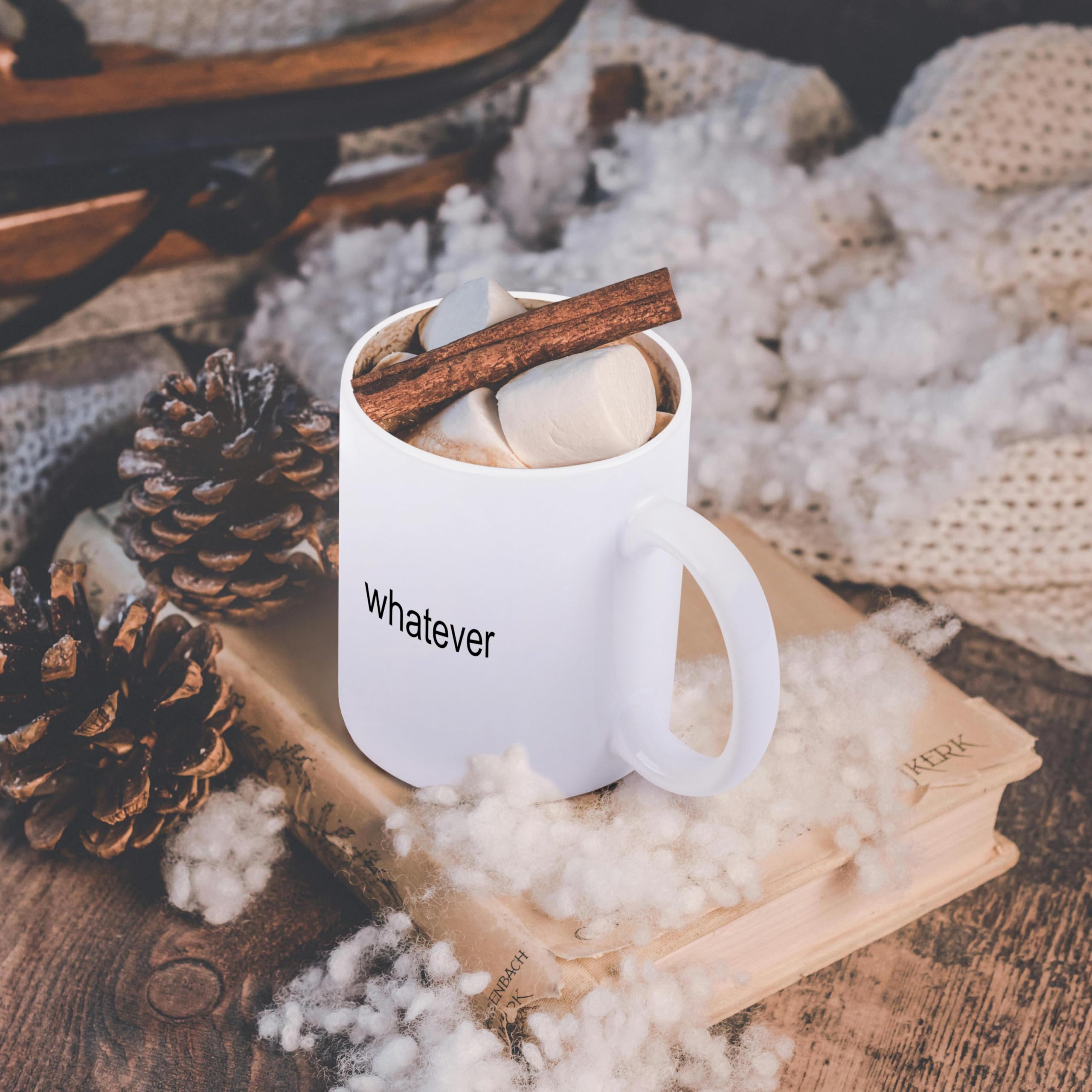 3D Rose Funny Ceramic Coffee Mug - 15 oz White Gift for Office, Home & Travel - Perfect for Tea, Hot Chocolate & Coffee Lovers