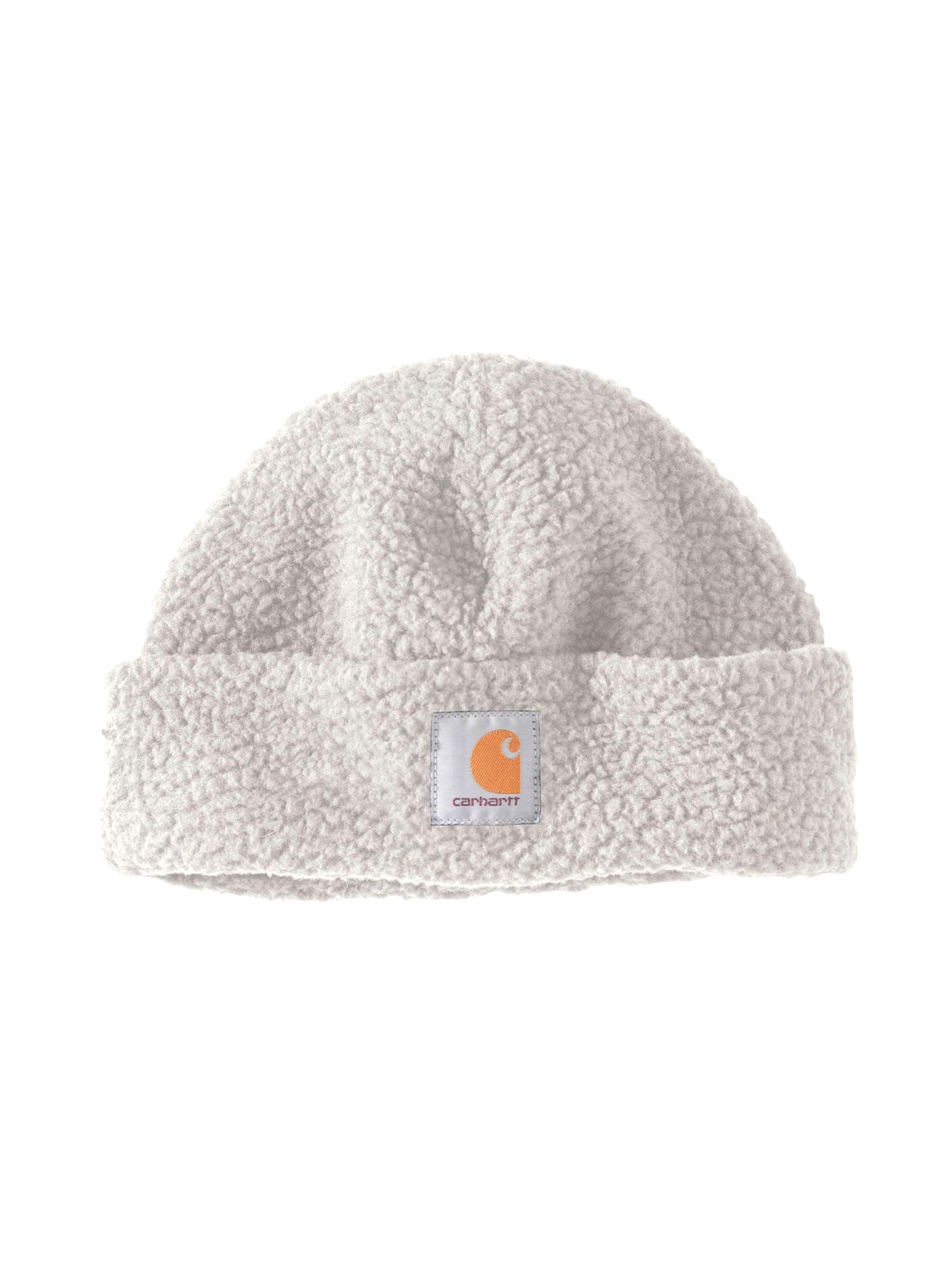 Carhartt Sherpa Beanie for Men & Women - Warm Fleece-Lined Winter Hat in Malt Color - On Sale Now - Perfect for Skiing, Snowboarding, and Cold Weather Activities