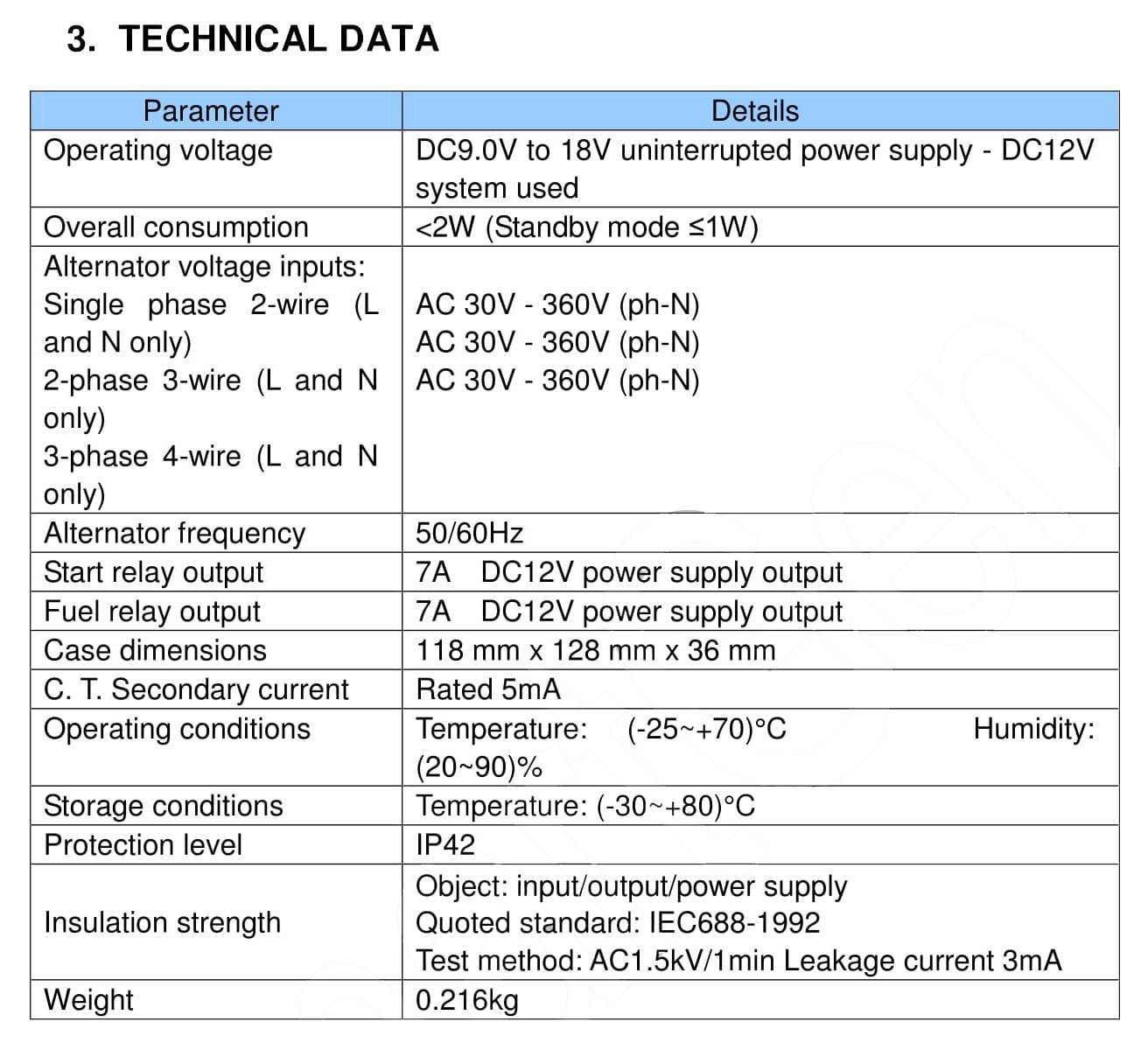 HGM501 Manual Start Generator Controller - Reliable Power Backup for Home, RV, and Outdoor Use