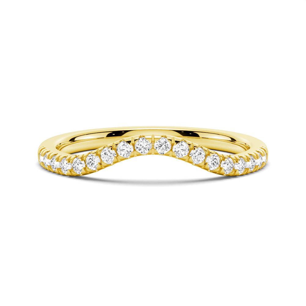French Pave Petite Moissanite Wedding Band - Dainty Stackable Ring for Women, Engagement & Anniversary Gift - Perfect for Bridal Jewelry, Promise Rings & Special Occasions