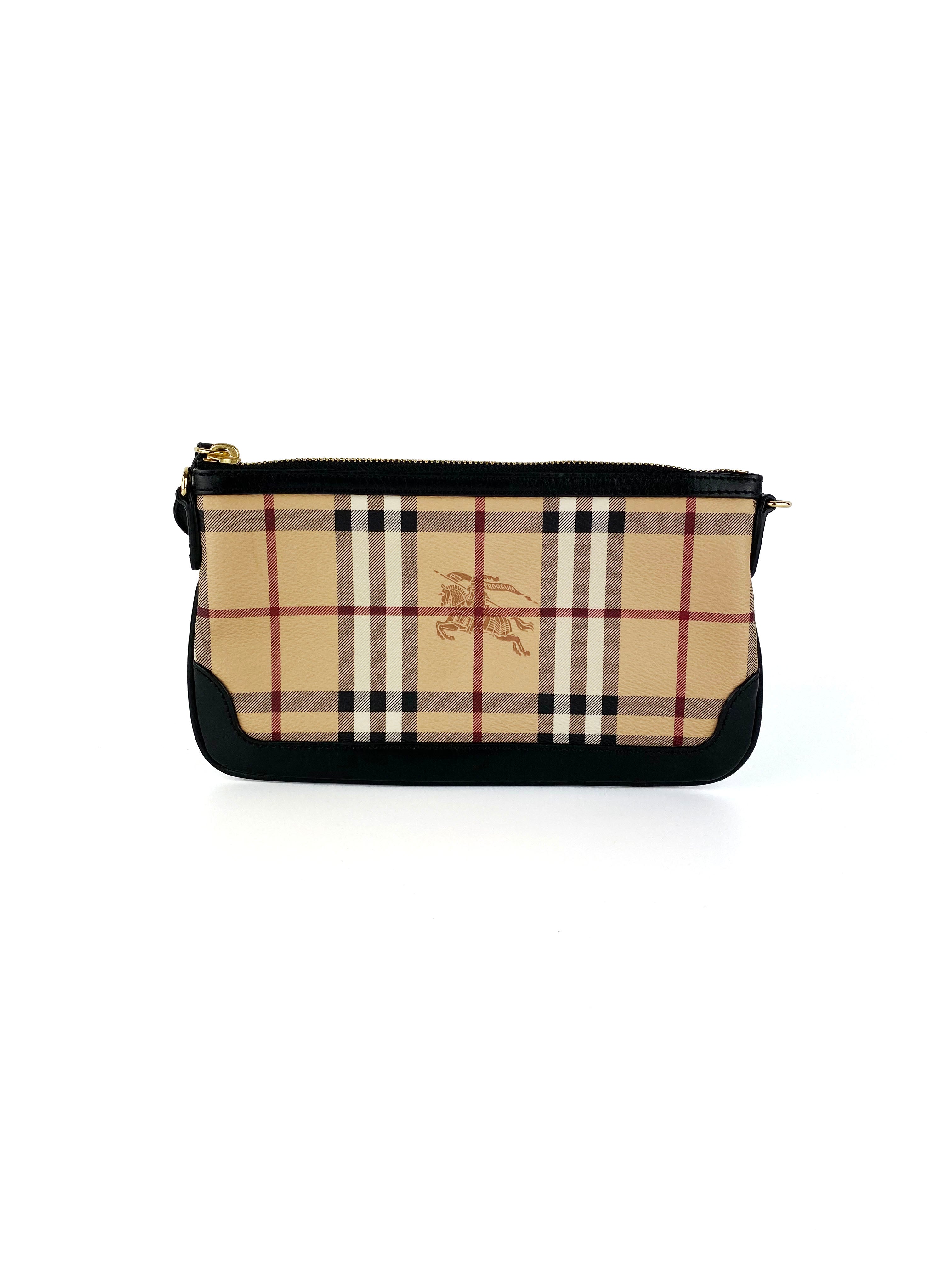 Burberry Haymarket Check Mini Shoulder Bag for Women | Luxury Designer Crossbody Purse | Perfect for Date Night, Travel & Everyday Use