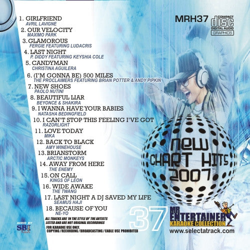 MRH037 Chart Hits Volume 37 - April 2007 Music Compilation | Popular Songs Collection | Perfect for Parties, Road Trips & Relaxation