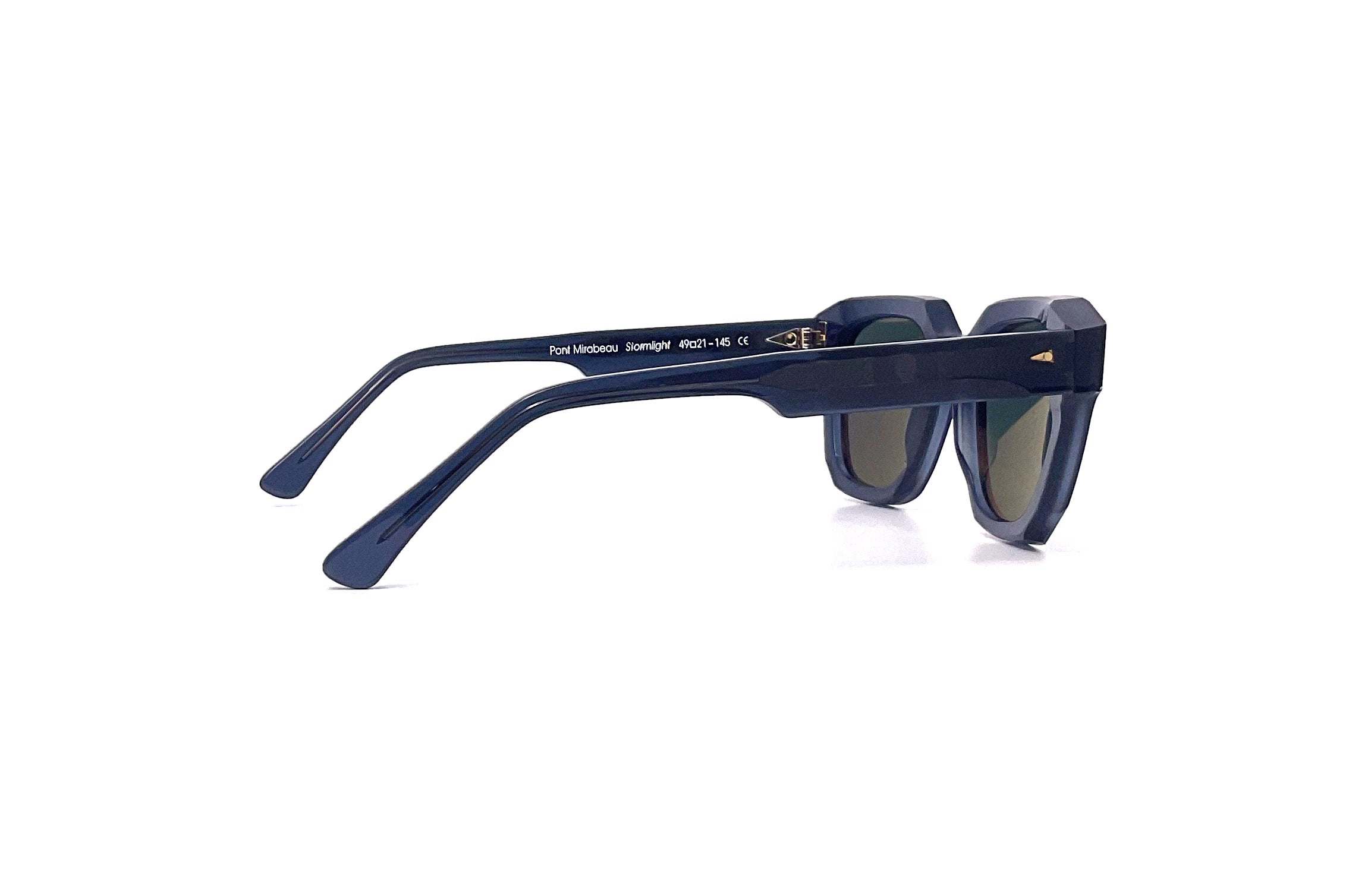 Ahlem Point Mirabeau Sunglasses - Stormlight & Dark Green Aviator Style for Men & Women - Perfect for Outdoor Activities, Travel, and Fashion Accessories