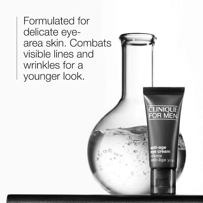Clinique For Men Anti-Aging Eye Cream - Reduce Dark Circles & Wrinkles - Best for Men's Skincare Routine & Daily Use