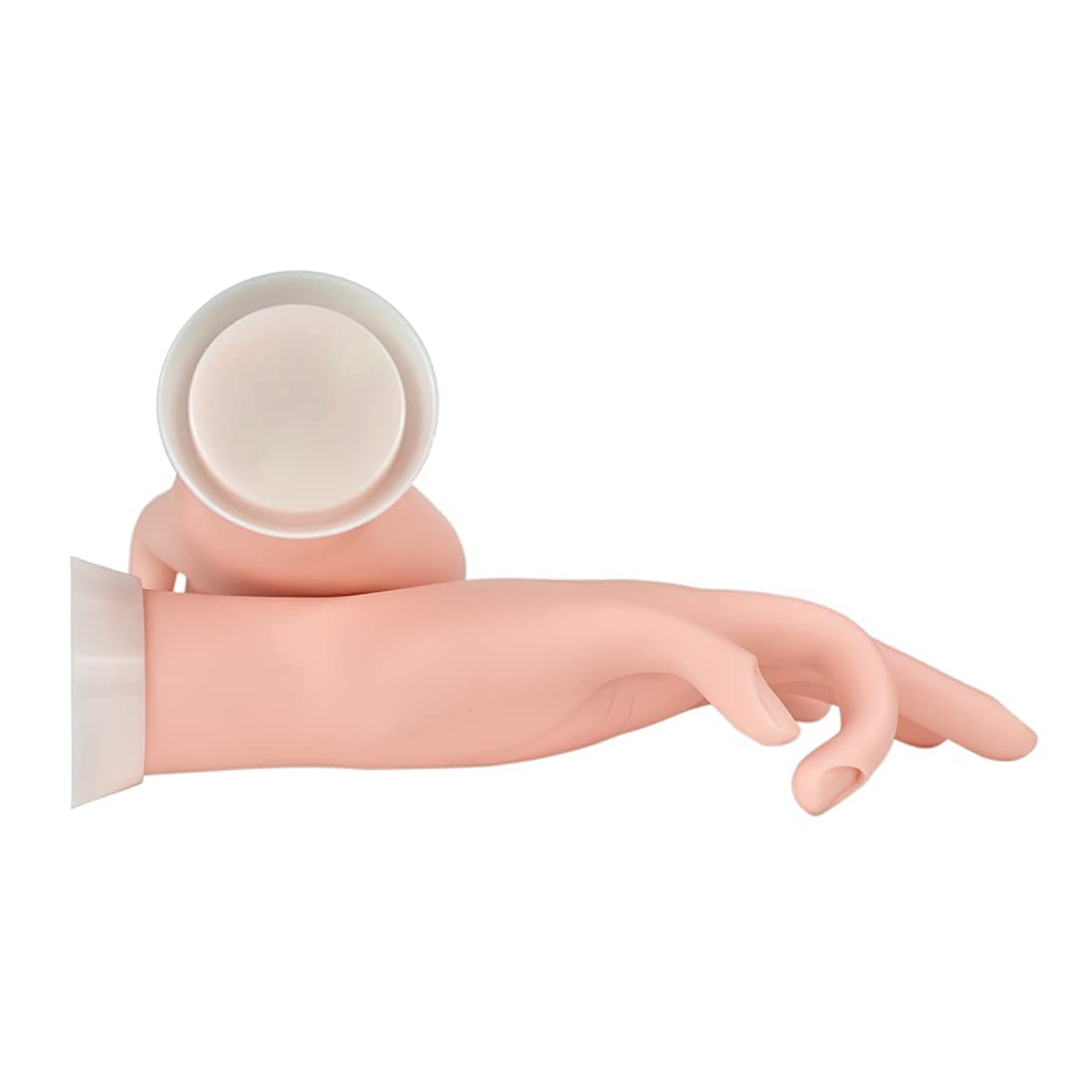 NAILWIND Flexible Bendable Mannequin Hand for Acrylic Nail Practice - Realistic Fake Hand for Nail Art Training & Manicure Practice (1-Piece) - Perfect for Nail Technicians, Students & DIY Enthusiasts at Home or Salon