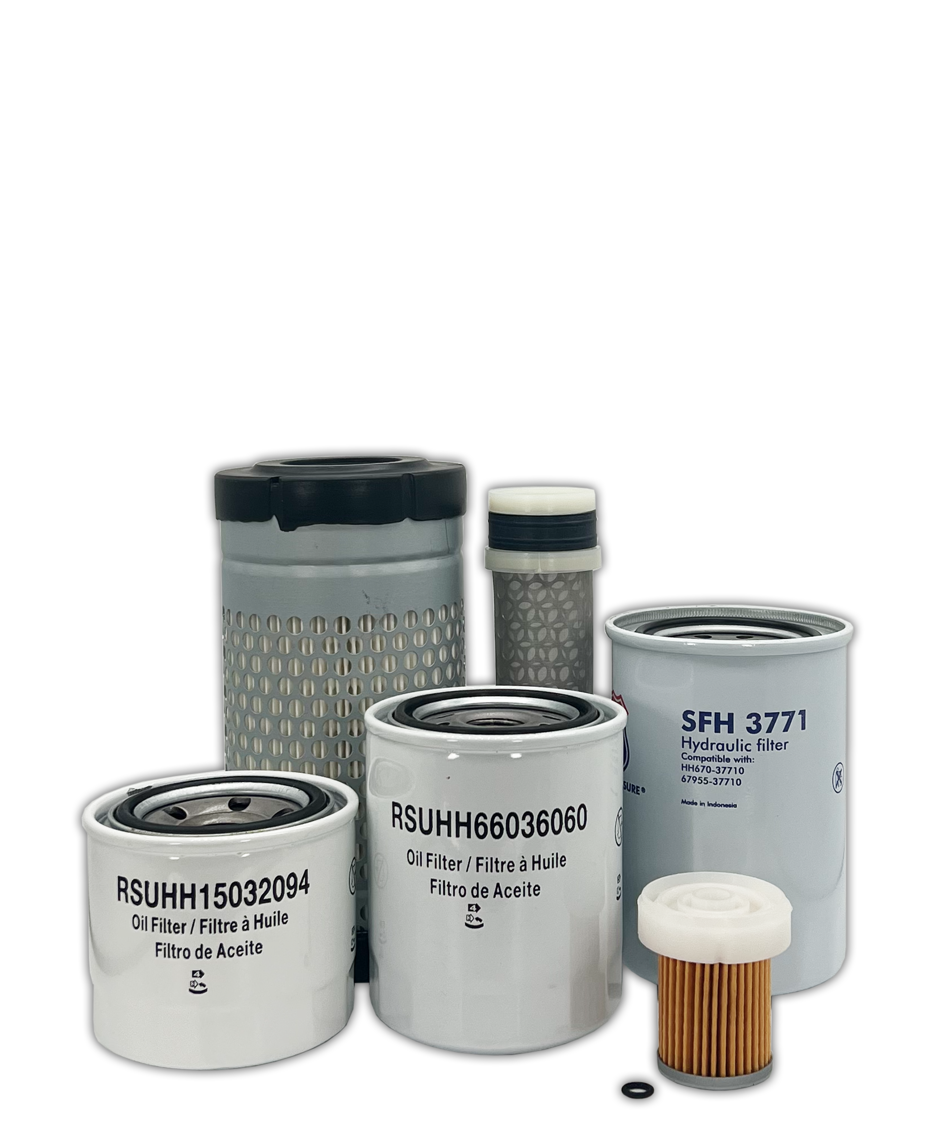 HERO® Maintenance Filter Kit for Kubota B26 Tractor - Air, Oil & Fuel Filters Replacement Set - Perfect for Tractor Maintenance & Farming Equipment Care