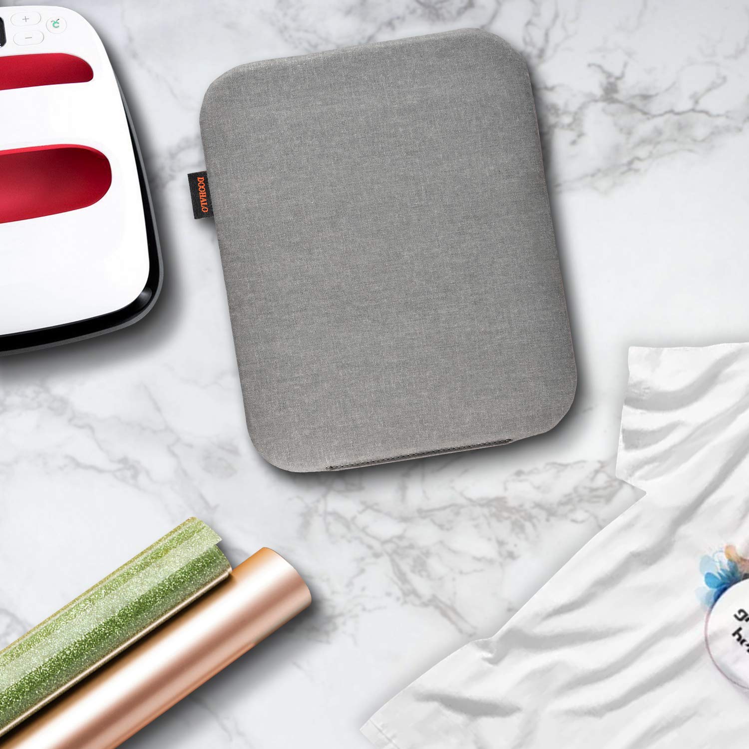 DOOHALO Heat Press Mat for Cricut Easy Press - Non-Stick Craft Ironing Mat for HTV Vinyl, T-Shirts & DIY Projects - Perfect for Power Heat Press Machine & Vinyl Transfer Insulation (Great for Home Crafting & Small Business Use)