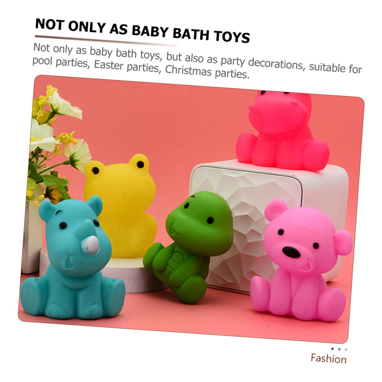 **COOLHIYA 9-Piece Bath Toys for Kids - Floating Pool & Bathtub Toys, Water Spray & Squirt Fun, Safe Vinyl for Toddlers - Perfect for Summer Pool Parties & Indoor Bath Time Play**
