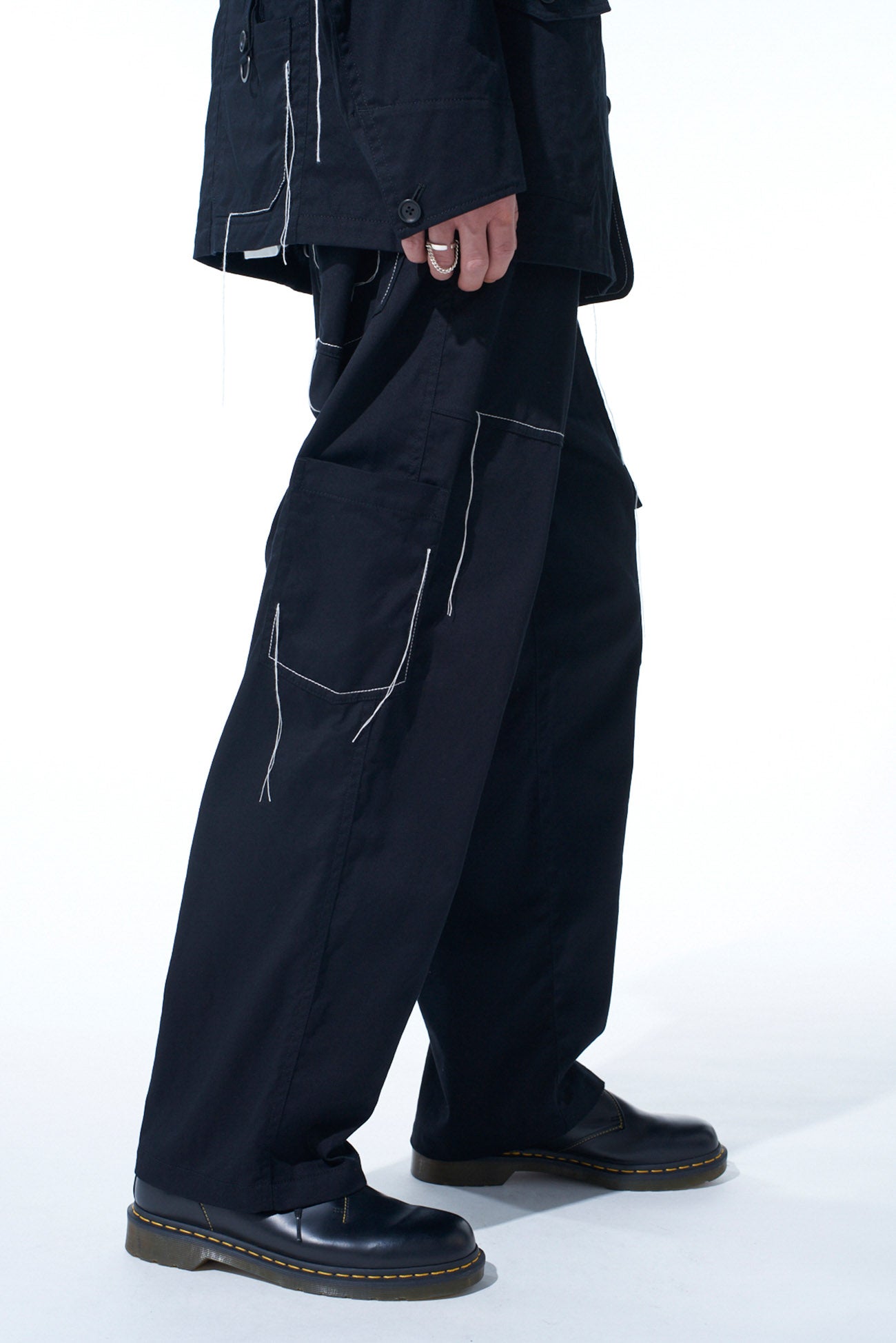 Premium Cotton Twill Work Pants with Contrast Stitching - Durable & Comfortable for Construction, Warehouse & Outdoor Jobs