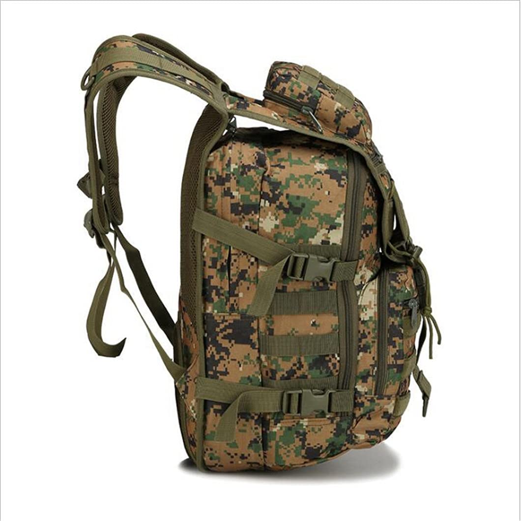 USDBE 40L Military Tactical Backpack for Men - Waterproof Army Rucksack for Outdoor Hiking, Camping, Travel & Sports - Durable Camouflage Daypack for Adventure & Survival Gear - Perfect for Hiking, Airsoft, Hunting & Daily Commute