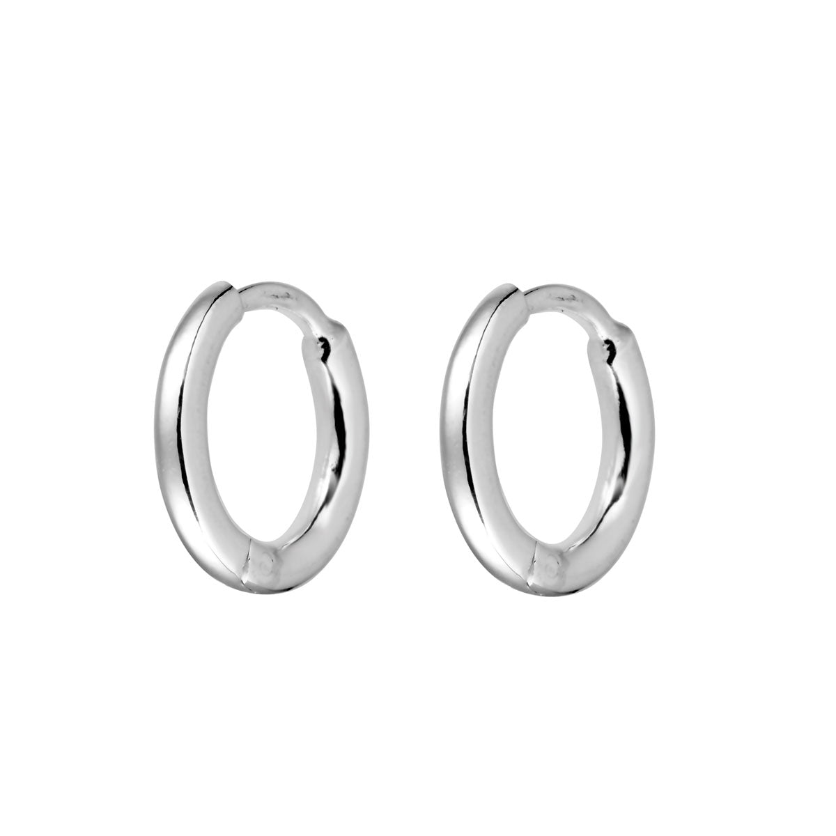 Tiny Round Huggie Earrings - 14K Gold Plated Minimalist Hoop Earrings for Women | Perfect for Everyday Wear, Gifts & Special Occasions