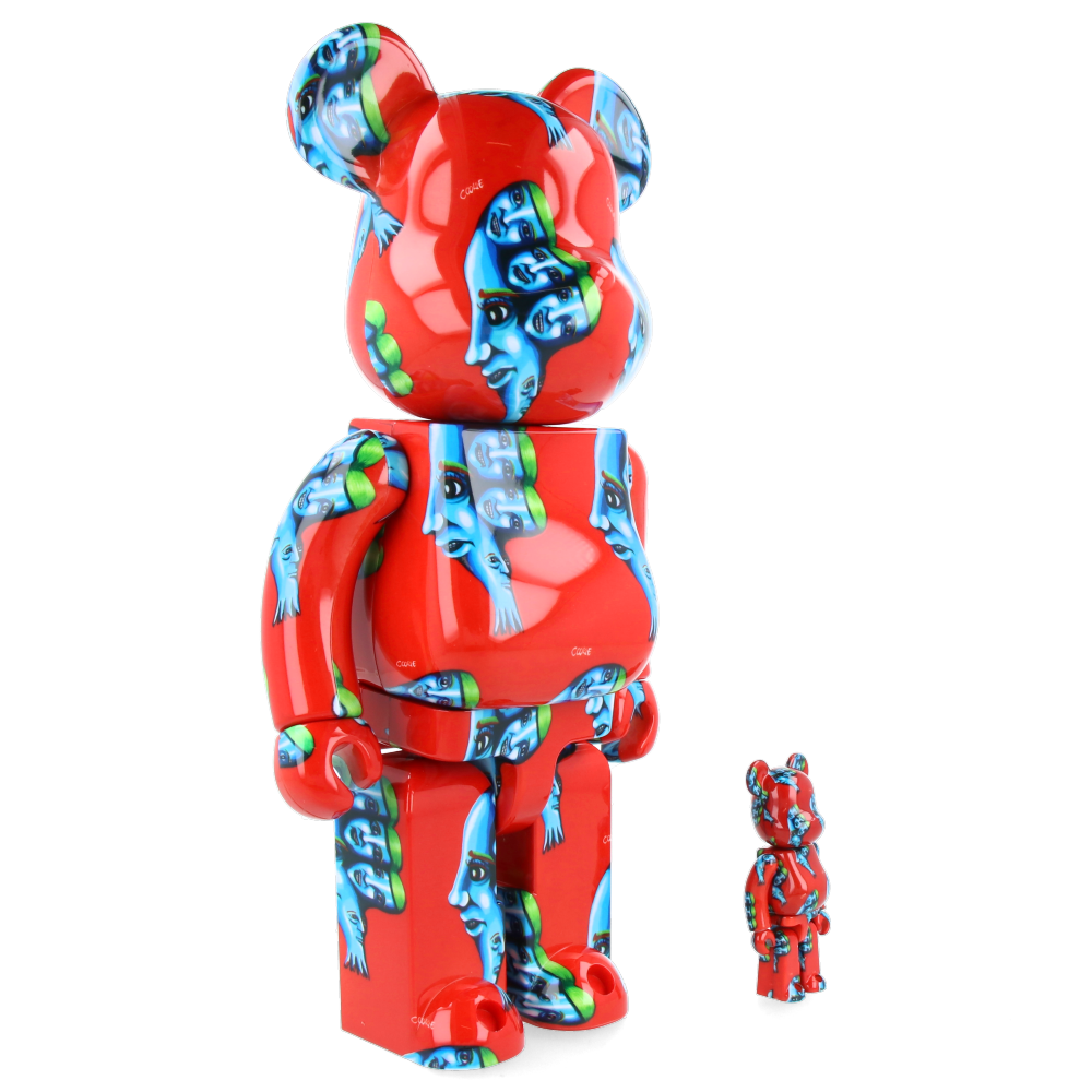 400% Bearbrick Cookie Collectible Figure - Limited Edition Vinyl Art Toy for Display & Collection - Perfect for Home Decor, Office Display, and Gift Giving