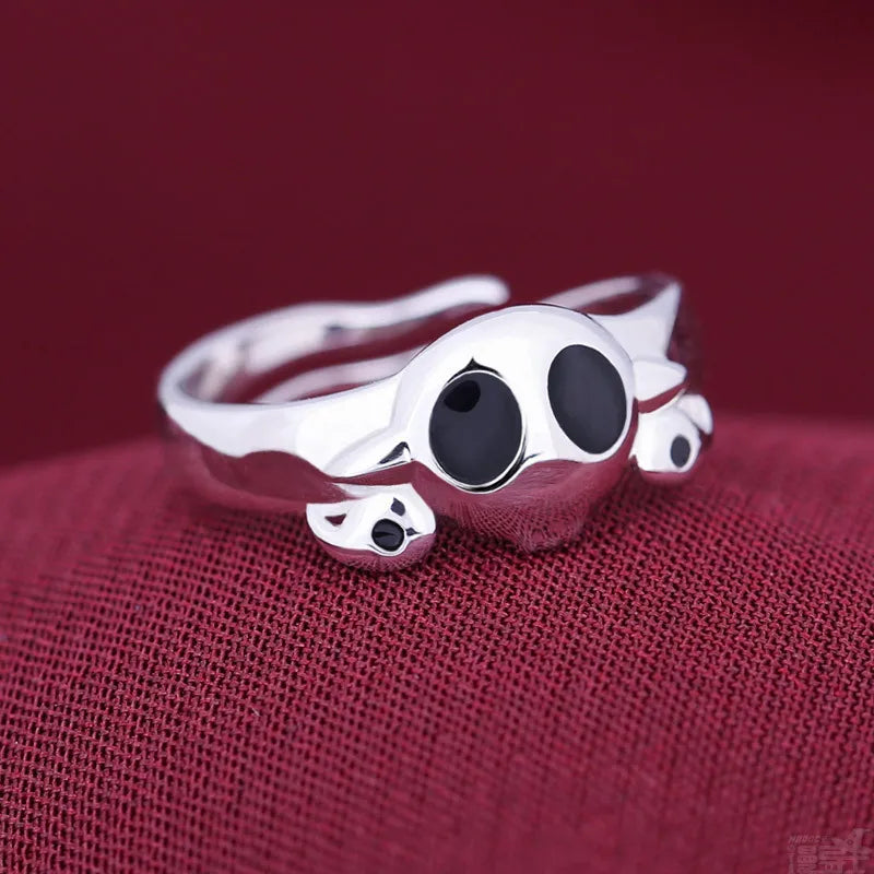Ghost Ring - Elegant & Stylish Silver or Gold Plated Ring for Women & Men | Perfect for Halloween, Cosplay, Gothic Fashion & Everyday Wear
