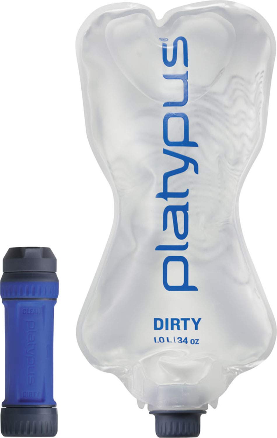 Ultralight 1L Platypus Quickdraw Water Filter System for Backpacking, Hiking & Outdoor Adventures - Portable Water Purification Solution for Camping, Travel & Emergency Preparedness