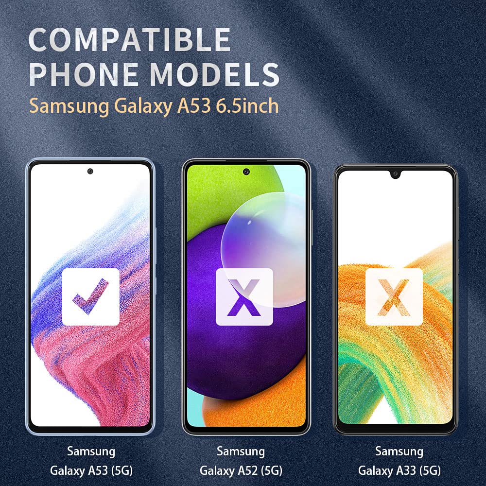 Crystal Clear Samsung Galaxy A53 Case - Soft Slim Fit Transparent TPU Protective Cover | Scratch-Resistant, Shockproof & Comfort Grip | Perfect for Everyday Use, Work & Travel