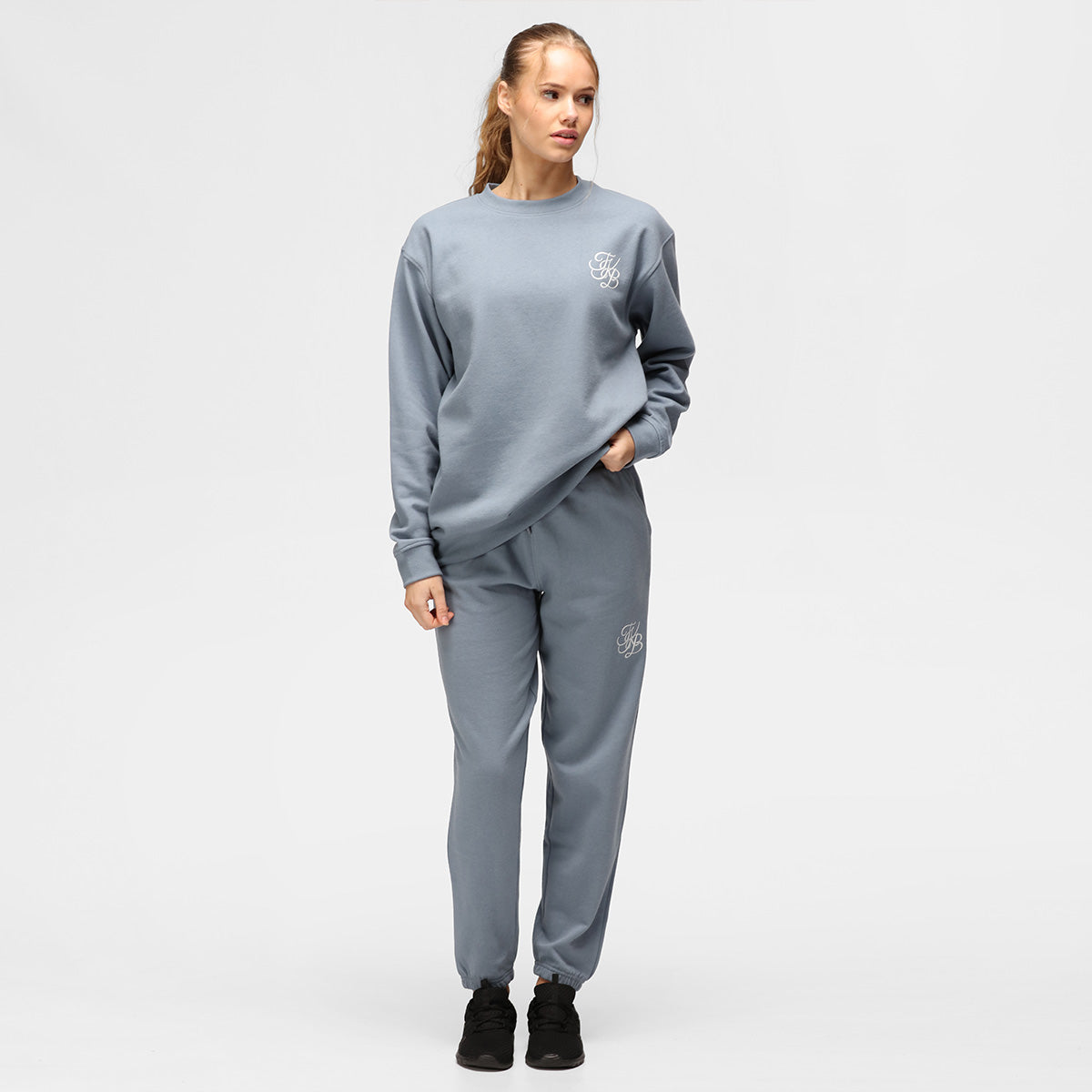 TKB Stone Blue Unisex Joggers - Comfortable Casual Sweatpants for Men & Women | Perfect for Running, Gym, Lounge & Everyday Wear