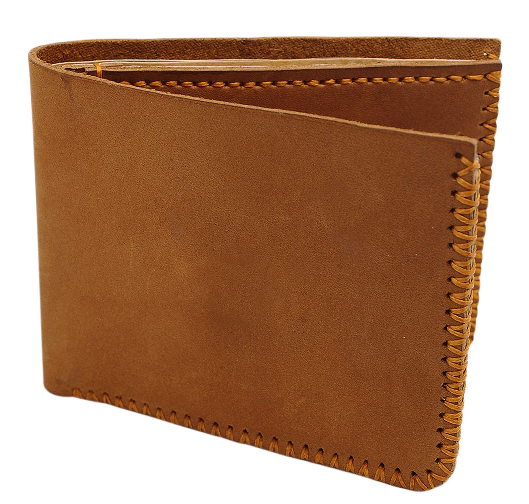Genuine Leather Wallet for Men - Travel & City Stamps Design - Perfect for Daily Use & Gifts