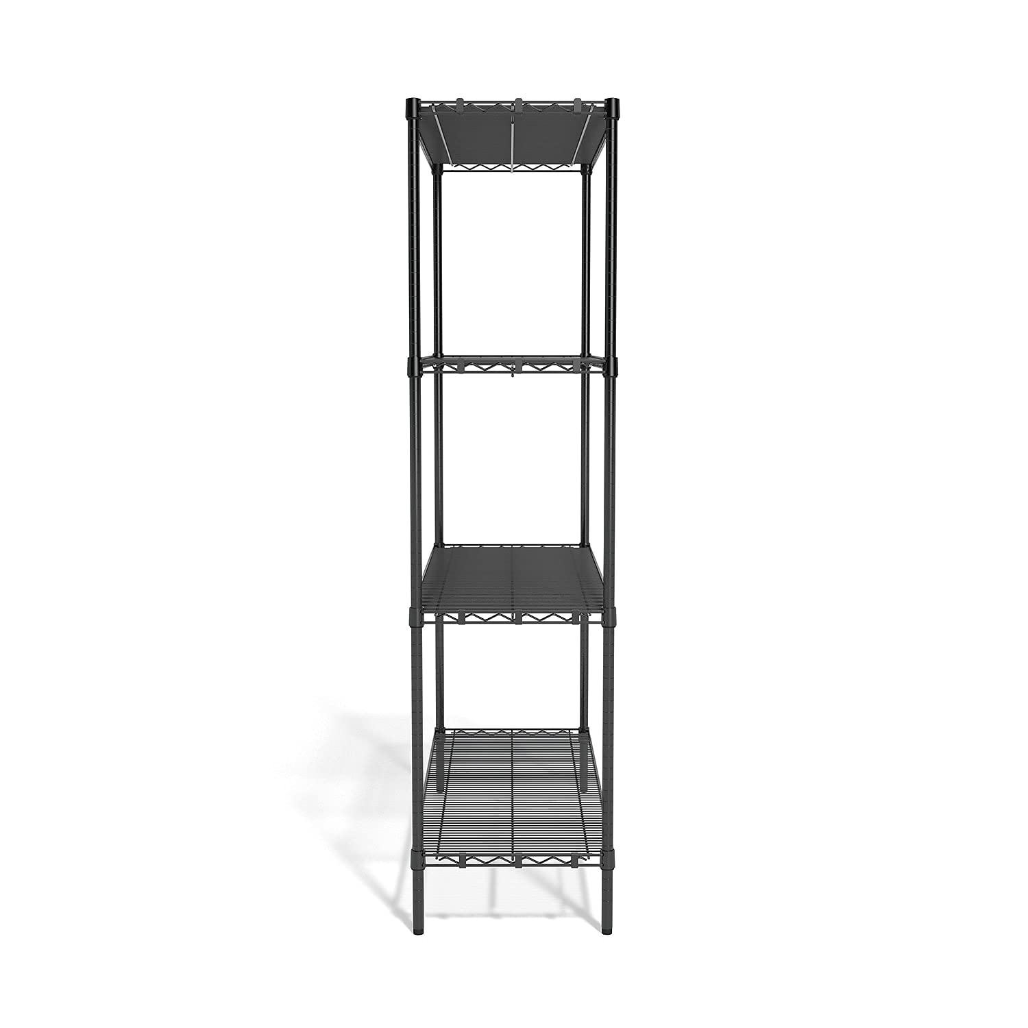 Staples 810837 4-Tier Heavy Duty Wire Shelving Unit - 72