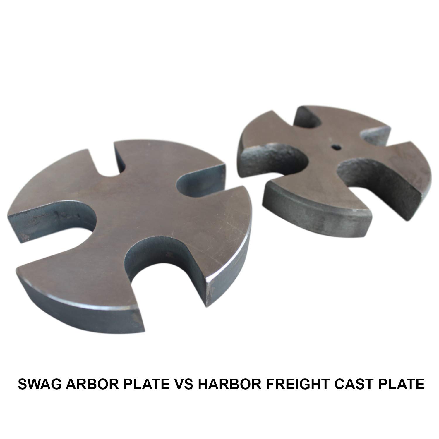SWAG 1 Ton Arbor Press Plate - Heavy Duty Metal Plate for Arbor Press (Press Not Included) - Perfect for Metalworking, Jewelry Making, and DIY Projects