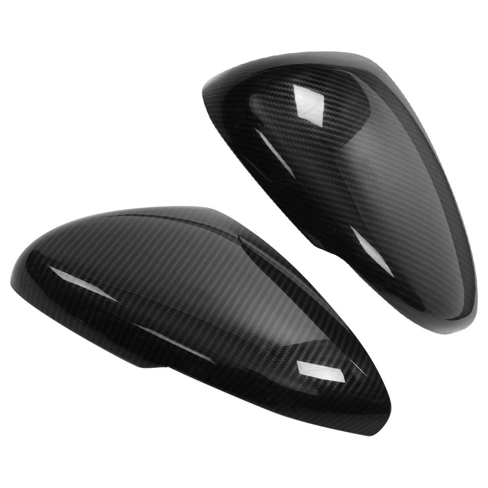 Acouto Carbon Fiber Side Wing Shell Trim - 2PCS Car Rearview Mirror Cover Replacement for Honda Accord 2018 | Durable Exterior Accessories for Car Customization & Protection