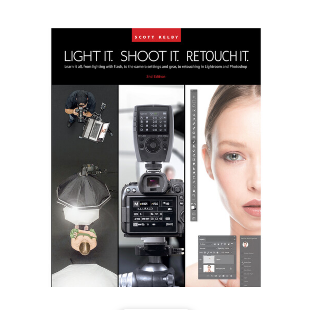 Light It, Shoot It, Retouch It: Learn Studio Lighting Techniques - 2nd Edition Photography Book for Beginners & Professionals | Perfect for Portrait, Product & Fashion Photography
