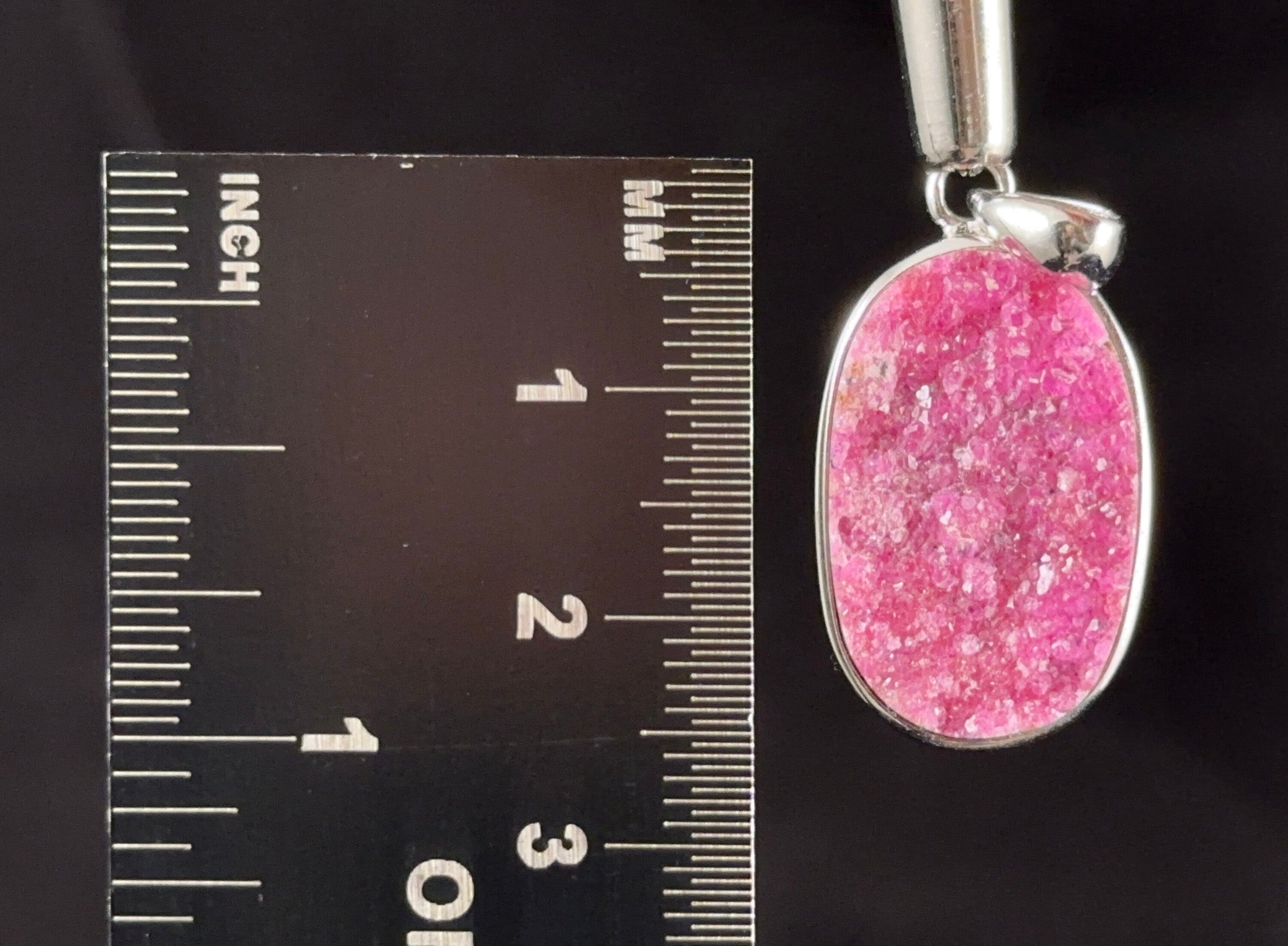 Pink Cobaltoan Calcite Crystal Pendant Necklace - Sterling Silver Fine Jewelry for Women - Healing Stones & Spiritual Gifts - Perfect for Meditation, Energy Work & Chakra Balancing