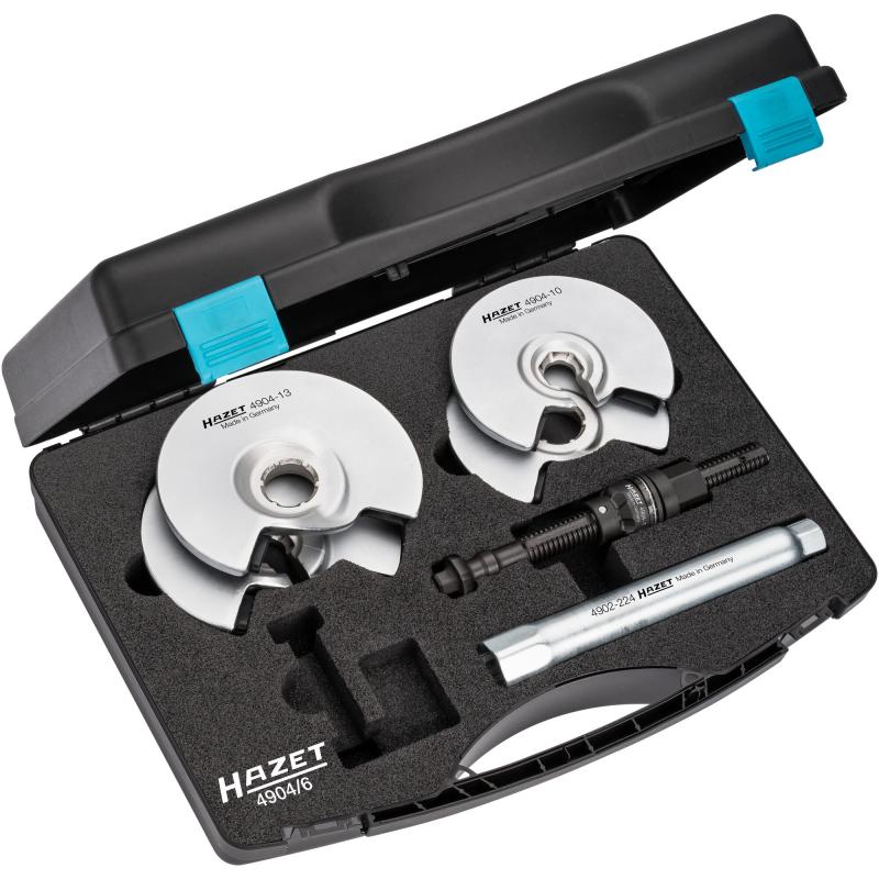 Hazet 4904/6 Universal Inside Spring Vice Set - Professional Automotive & Workshop Tool for Secure Clamping - Perfect for Mechanics, DIY Projects & Metalworking