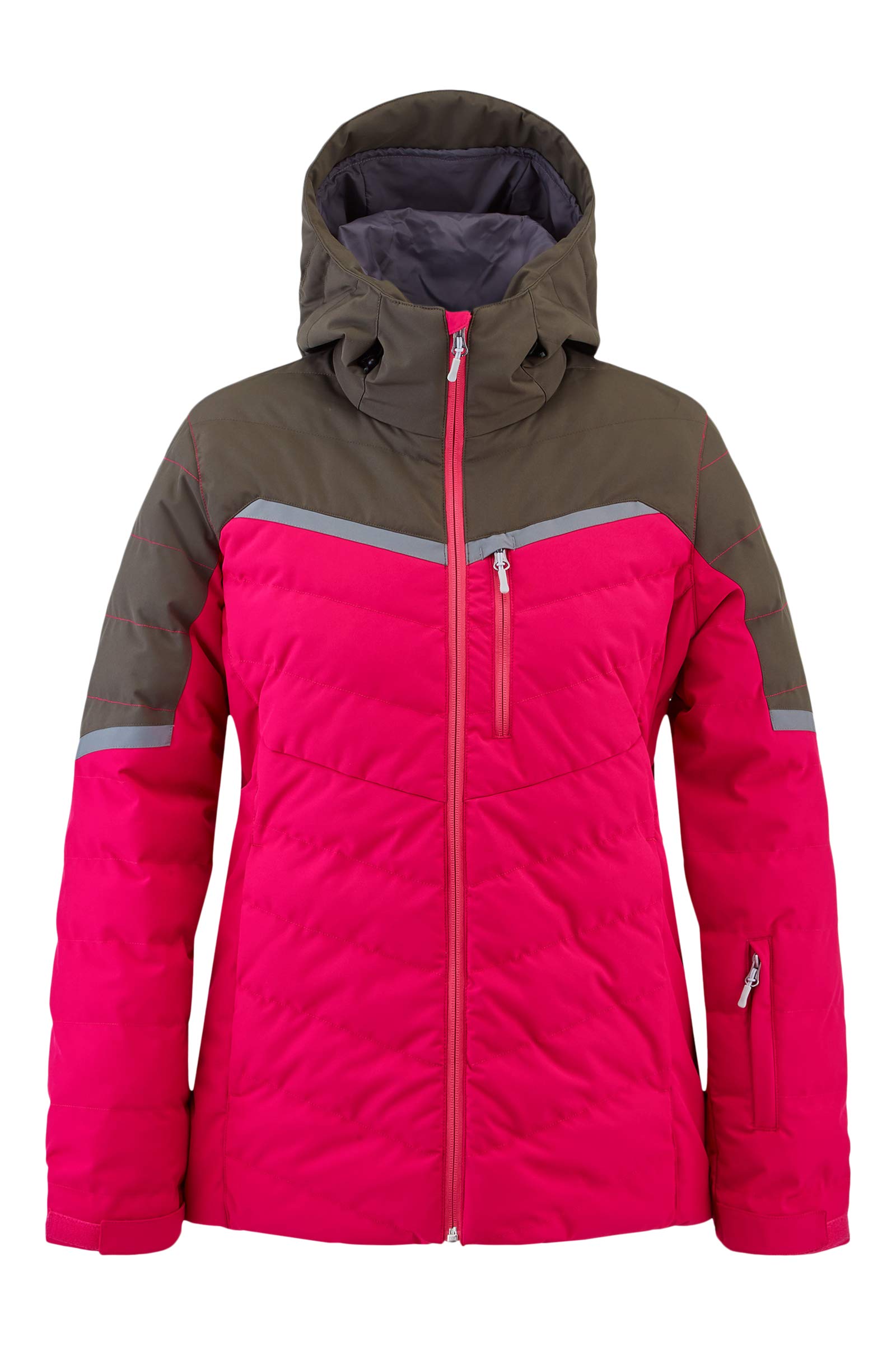 Spyder Active Sports Women's Brisk Synthetic Jacket - Lightweight Water-Resistant Windbreaker for Running, Hiking & Outdoor Activities