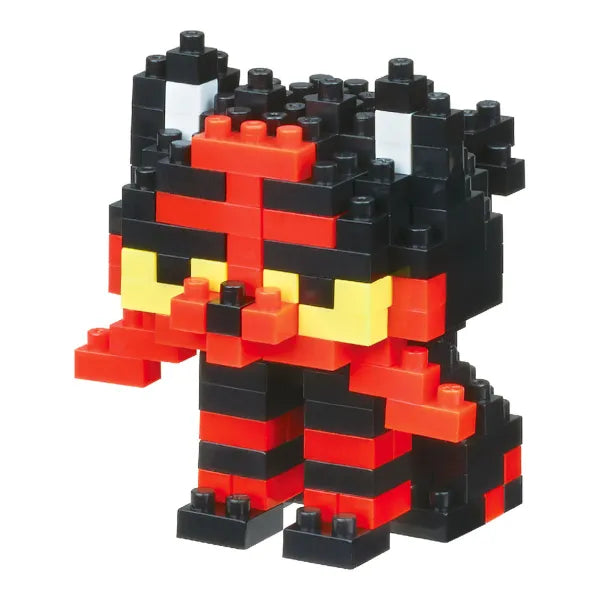 Nanoblock Pokemon Series Litten Building Blocks - Official Pokemon Collectible Toy for Kids & Adults - Perfect for Gifts, Home Decor, and Creative Play