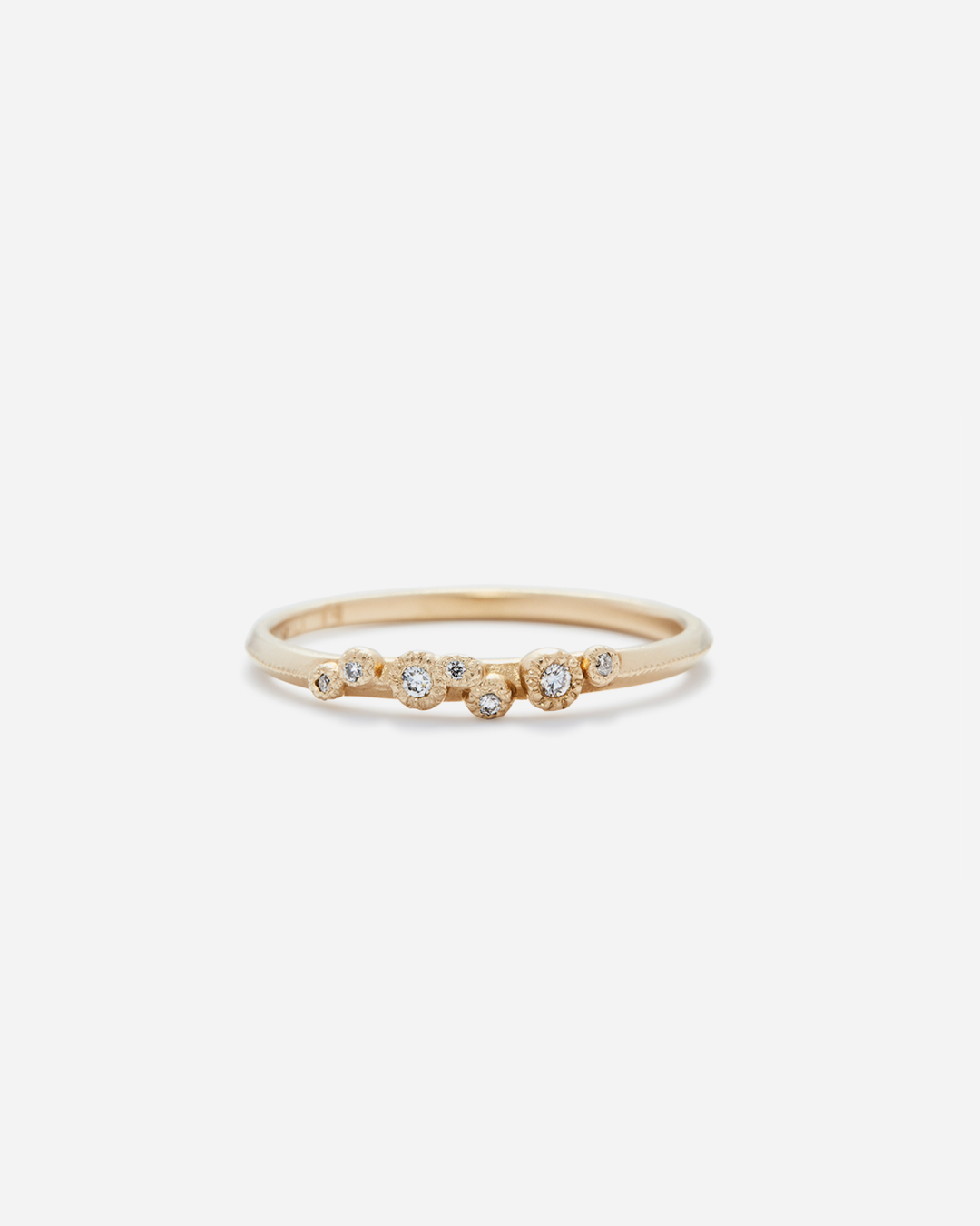 Melee 13 White Diamond Ring - Elegant Wedding & Engagement Jewelry for Women | Perfect for Anniversaries, Proposals & Special Occasions