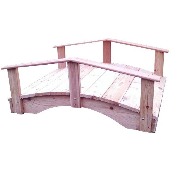 Oriental Garden Bridge - Decorative Asian Style Wooden Bridge for Zen Garden, Koi Pond, and Landscape Decor | Perfect for Outdoor and Indoor Use