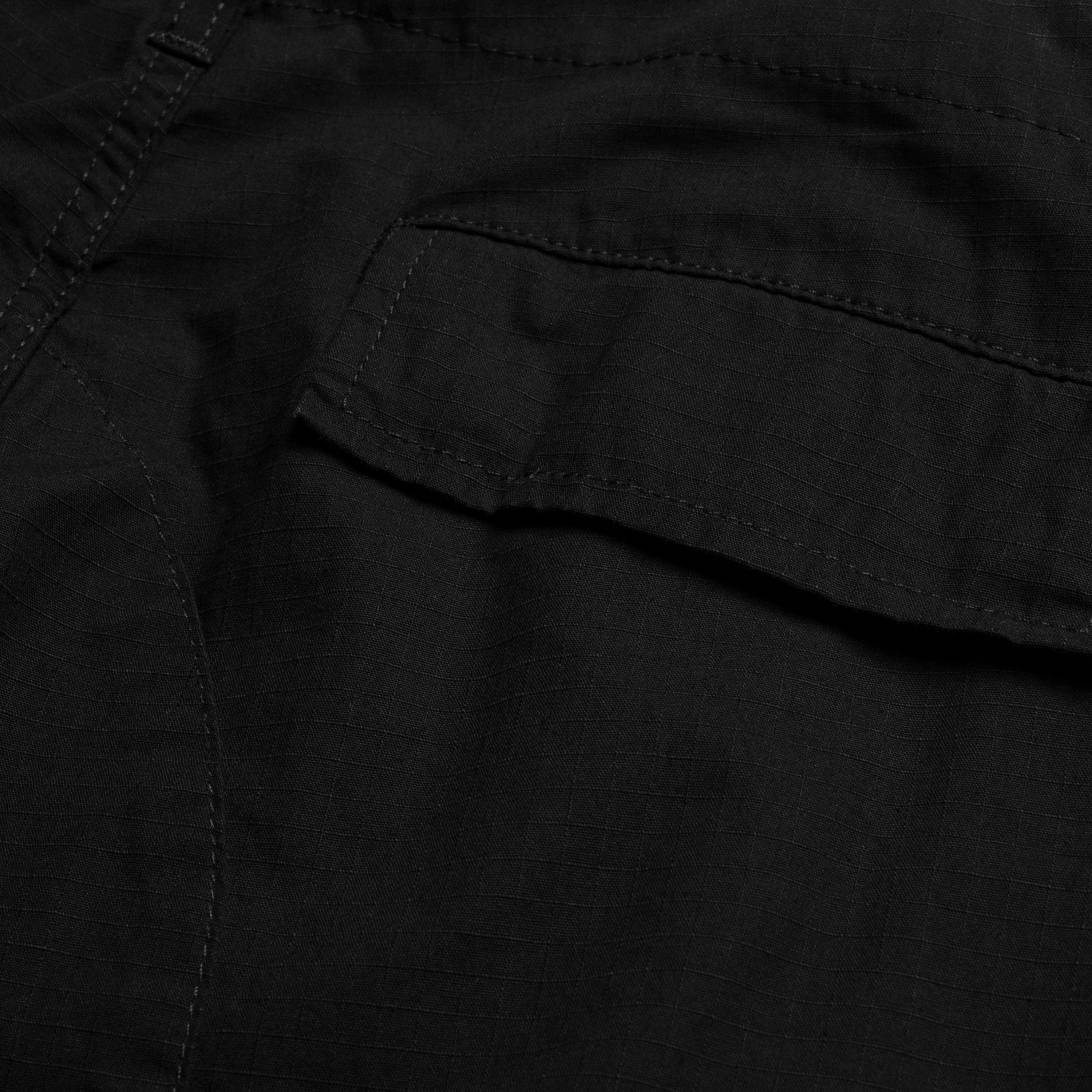 Men's Black Aviation Cargo Shorts - Durable & Comfortable Military Style Shorts for Outdoor, Work & Casual Wear